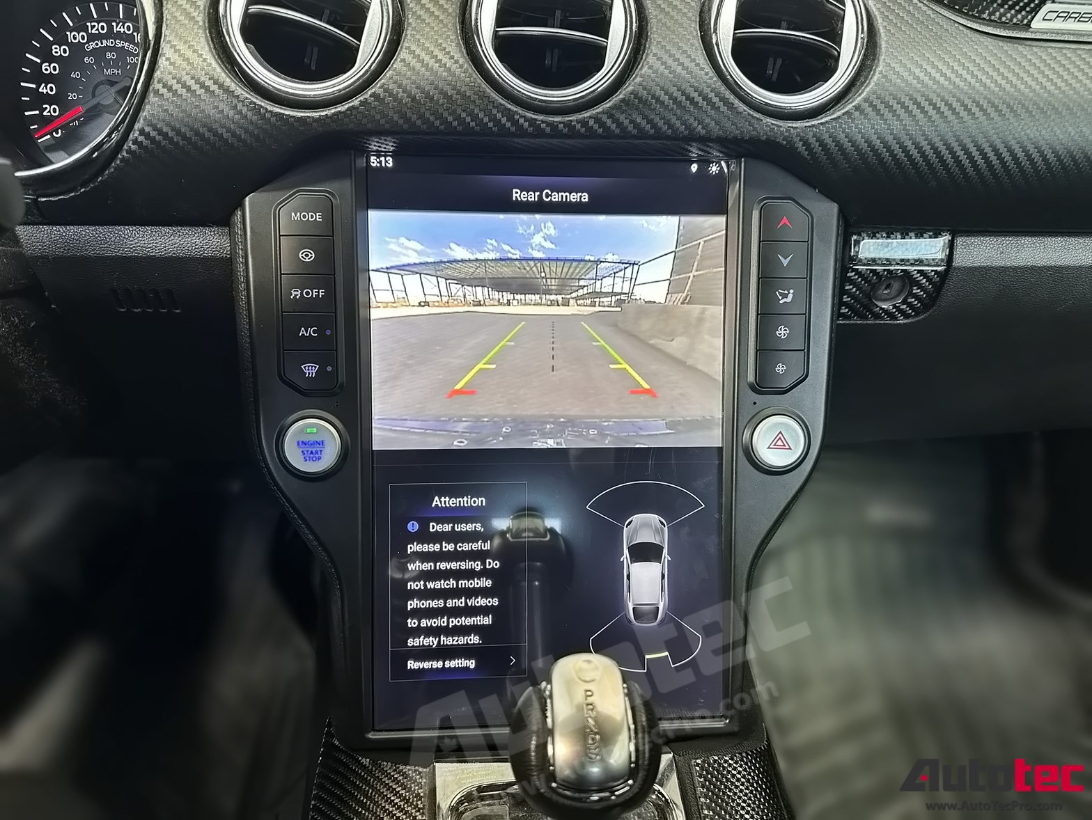 [Android 11] Ford Mustang (2015 – 2023) 14.4″ IPS QHD 2K Touch-Screen Android Navigation System