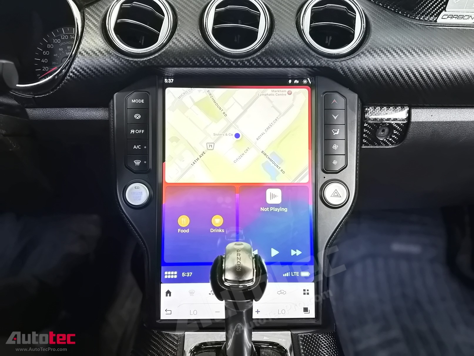 [Android 11] Ford Mustang (2015 – 2023) 14.4″ IPS QHD 2K Touch-Screen Android Navigation System