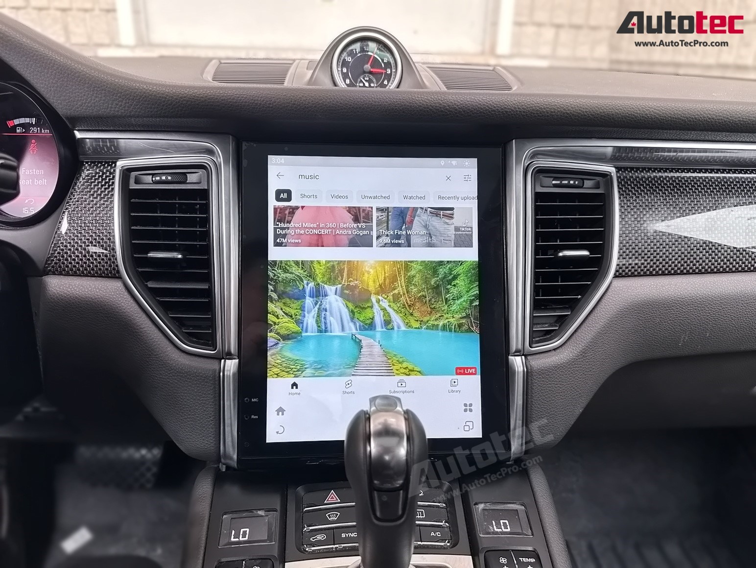 Porsche Macan (2014 – 2018) 10.4″ HD IPS Tesla-Style Navigation & Infotainment System | GPS | BT | Wifi | CarPlay | Android Auto | 4G LTE
