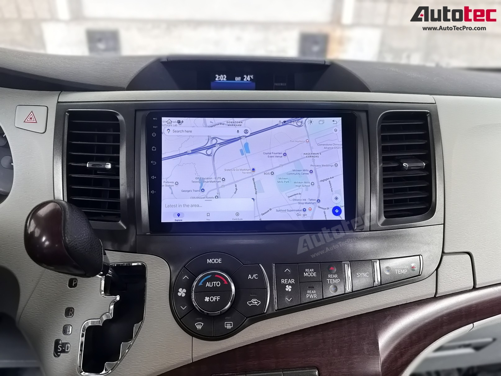 Toyota Sienna (2011 – 2014) OEM FIT 9″ HD Touch-Screen Android Navigation System | Android 13 | GPS | BT | Wifi | CarPlay | Camera