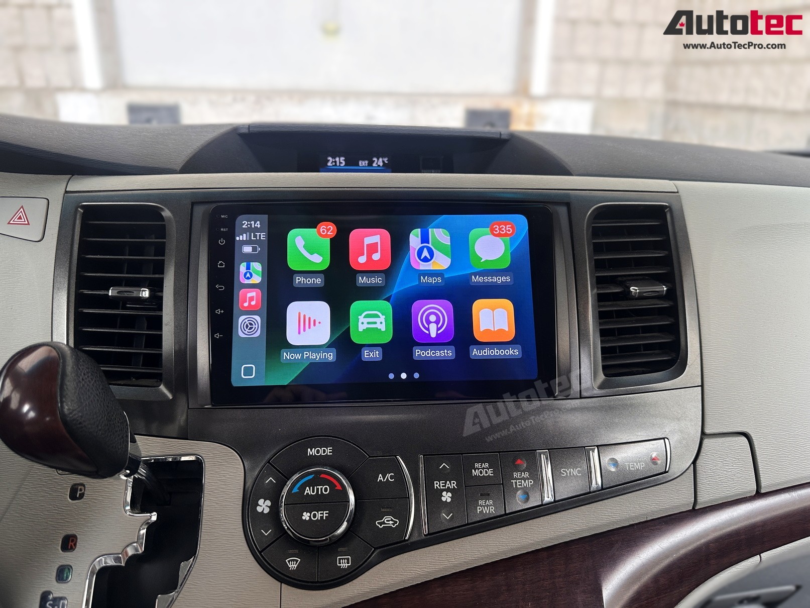 Toyota Sienna (2011 – 2014) OEM FIT 9″ HD Touch-Screen Android Navigation System | Android 13 | GPS | BT | Wifi | CarPlay | Camera