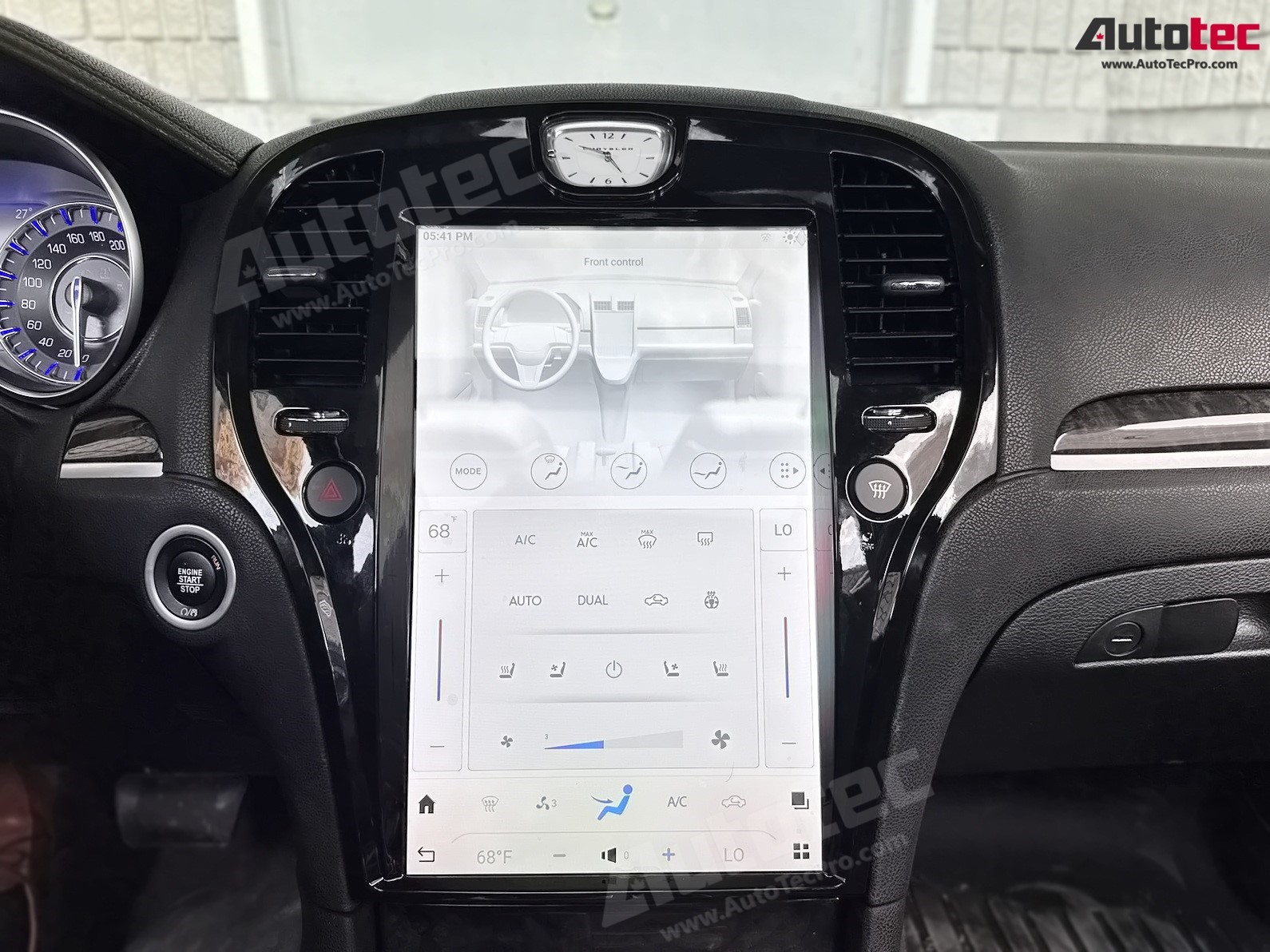 Chrysler 300 300c 300s (2011 – 2023) 14.4″ IPS QHD 2K Touch-Screen Android Navigation System | Android 13 | GPS | BT | Wifi | CarPlay | Android Auto | 4G LTE