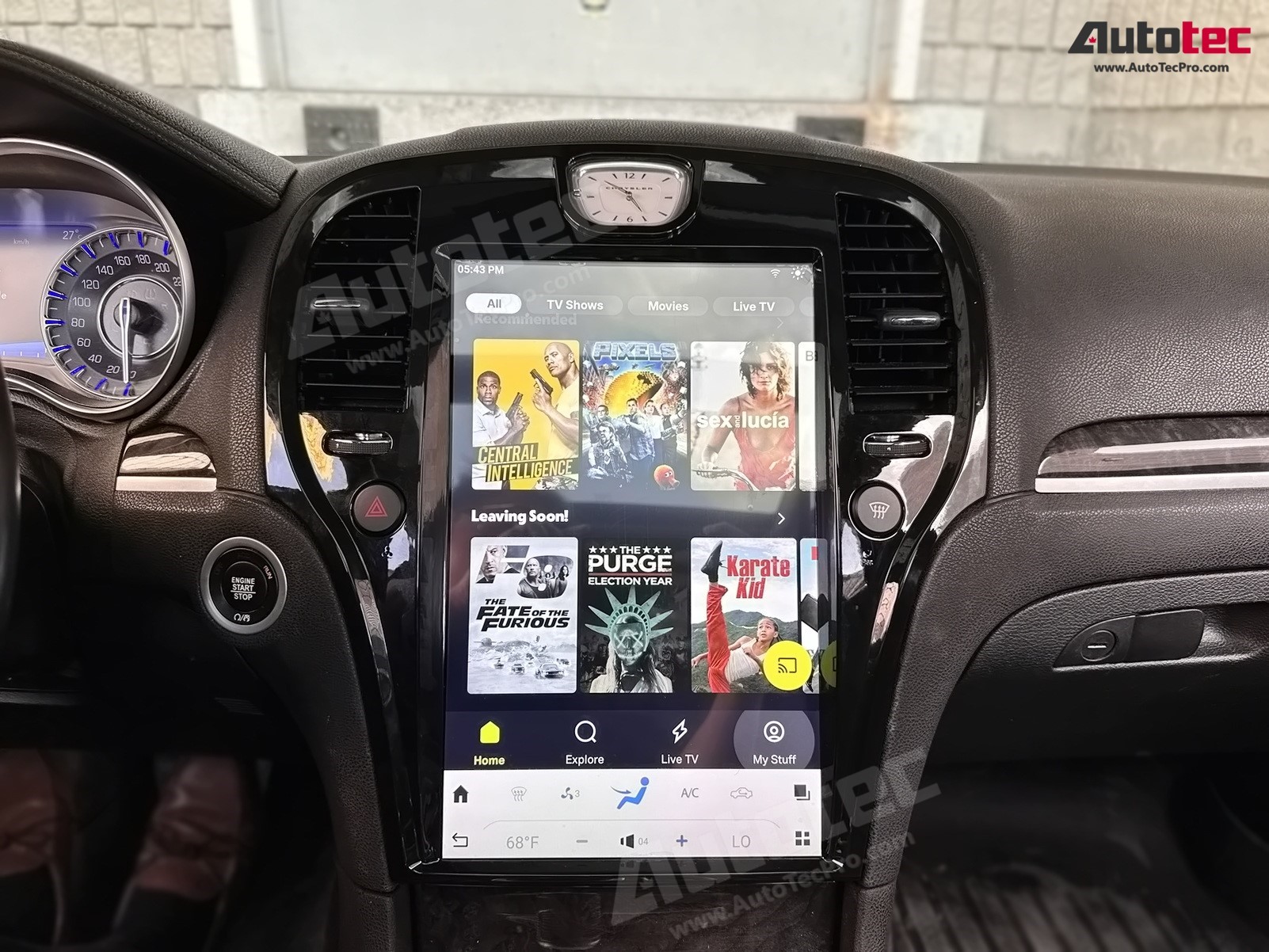 Chrysler 300 300c 300s (2011 – 2023) 14.4″ IPS QHD 2K Touch-Screen Android Navigation System | Android 13 | GPS | BT | Wifi | CarPlay | Android Auto | 4G LTE