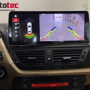 BMW X1 (2009 – 2015) E84 OEM FIT 12.3″ HD Touch-Screen Android Navigation System | Android 14 | GPS | BT | Wifi | Camera | CarPlay