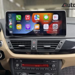 BMW X1 (2009 – 2015) E84 OEM FIT 12.3″ HD Touch-Screen Android Navigation System | Android 14 | GPS | BT | Wifi | Camera | CarPlay