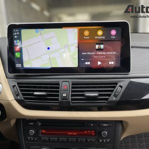 BMW X1 (2009 – 2015) E84 OEM FIT 12.3″ HD Touch-Screen Android Navigation System | Android 14 | GPS | BT | Wifi | Camera | CarPlay