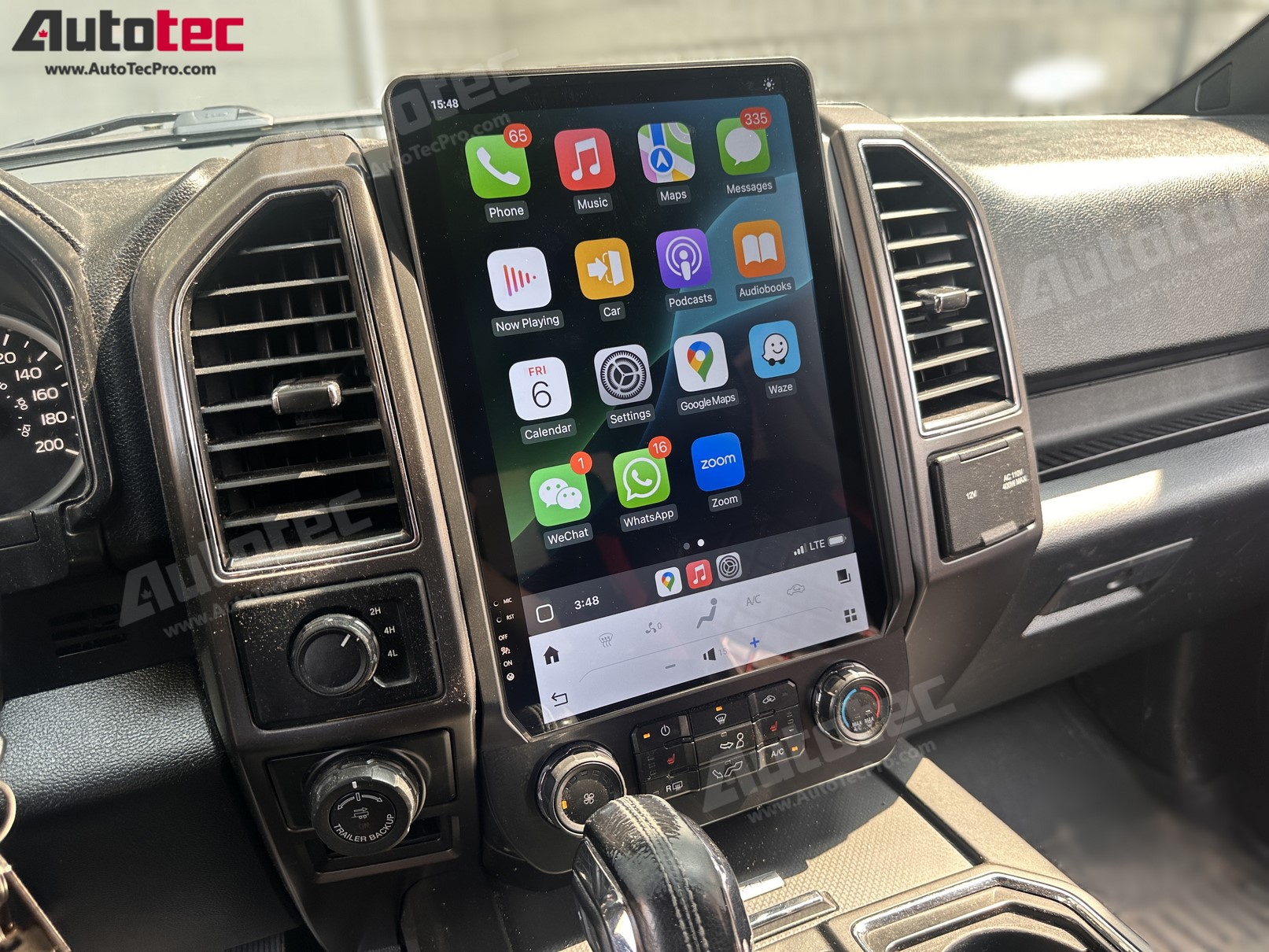 Ford F250 | F350 | F450 (2017 – 2022) 14.4″ IPS QHD 2K Touch-Screen Navigation & Infotainment System | Android 13 | GPS | BT | Wifi | CarPlay | SYNC | 4G LTE