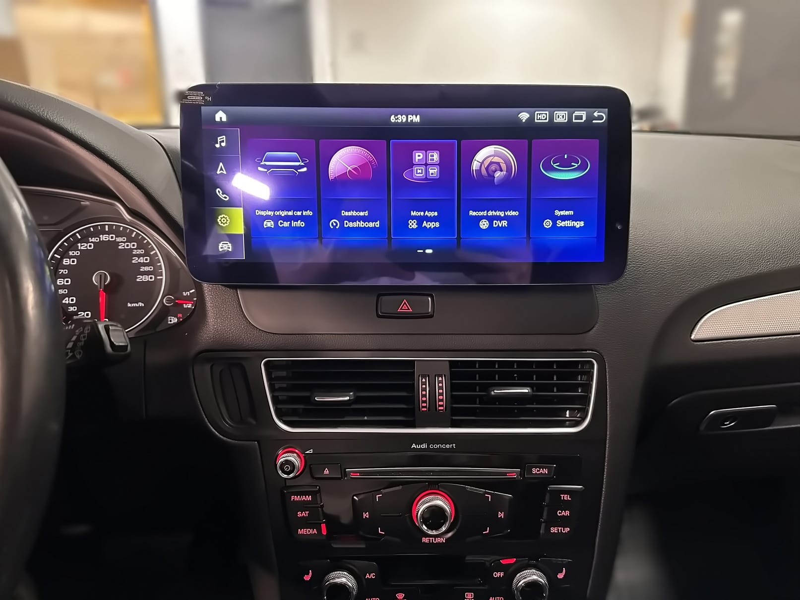 AUDI Q5 / SQ5 (2008 – 2018) OEM FIT 10.25″ / 12.3″ HD IPS Touch-Screen Android Navigation & Infotainment System | Android 14 | GPS | BT | Wifi | 4G LTE | CarPlay | Android Auto | Camera | MMI-3G | MMI-3G+