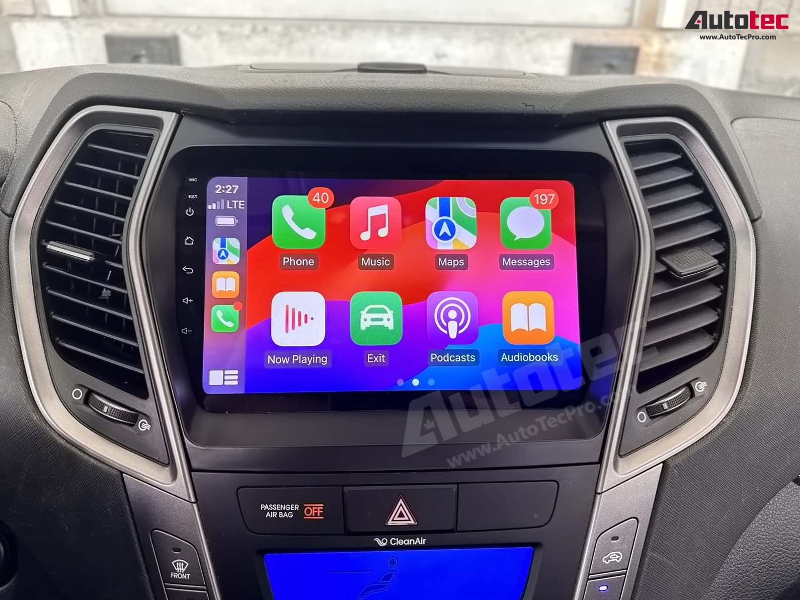 Hyundai Santa Fe / IX45 (2013 – 2018) OEM FIT HD Touch-Screen Android Navigation System | Android 13 | GPS | BT | Wifi | CarPlay | Android Auto | 4G LTE