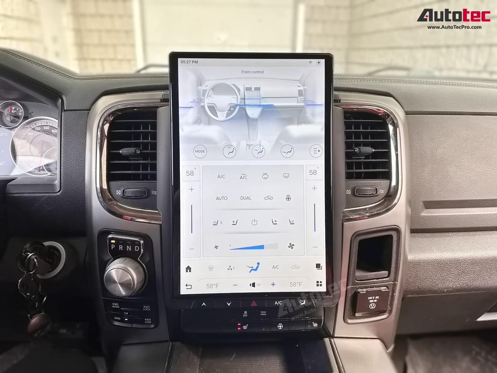 Dodge RAM (2013 – 2018) 14.4″ IPS QHD 2K Touch-Screen Android Navigation System | Android 13 | GPS | BT | Wifi | CarPlay | Android Auto | 4G LTE