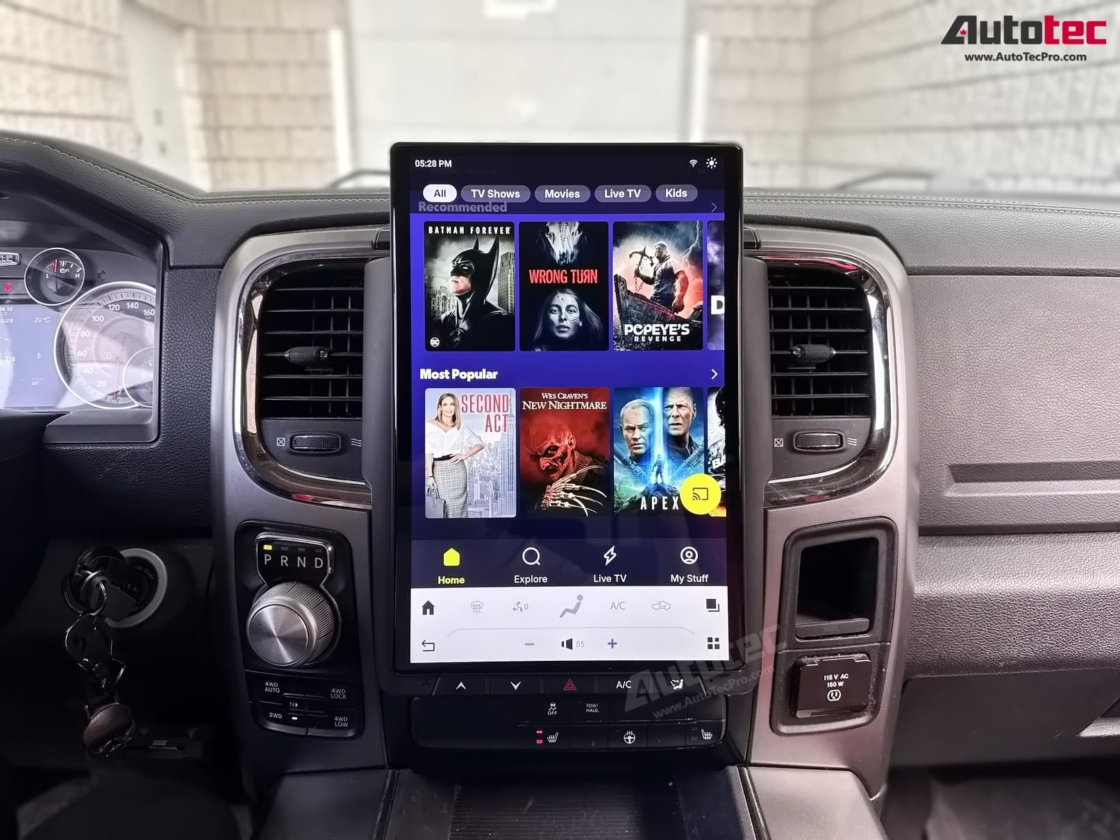 Dodge RAM (2013 – 2018) 14.4″ IPS QHD 2K Touch-Screen Android Navigation System | Android 13 | GPS | BT | Wifi | CarPlay | Android Auto | 4G LTE