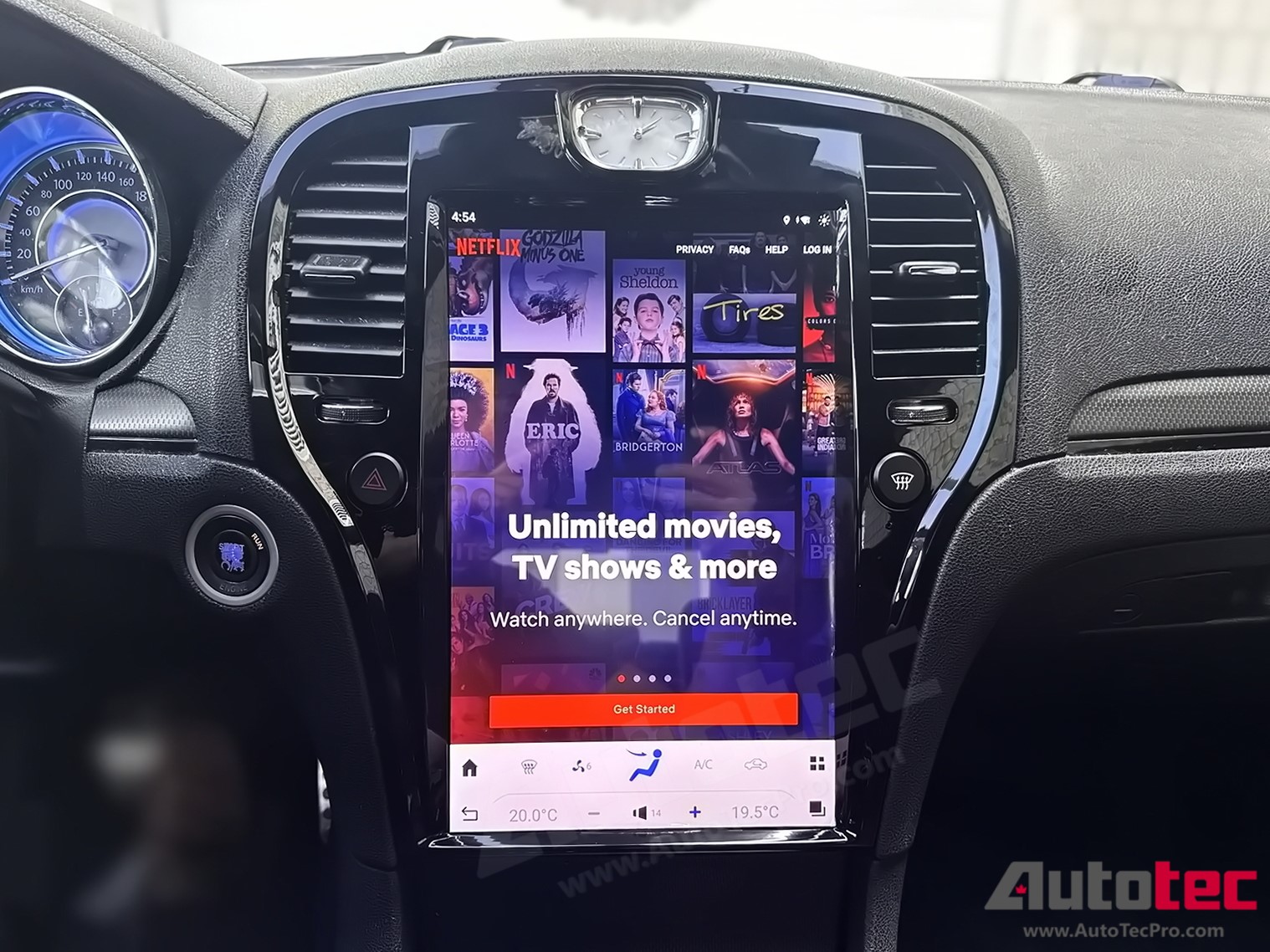 Chrysler 300 300c 300s (2011 – 2023) 14.4″ IPS QHD 2K Touch-Screen Android Navigation System | Android 13 | GPS | BT | Wifi | CarPlay | Android Auto | 4G LTE