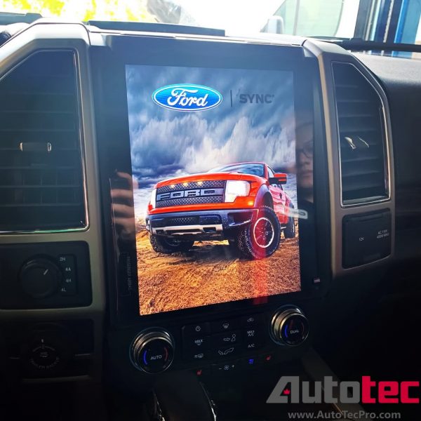 ford f150 2 lcd monitors in the front in stock