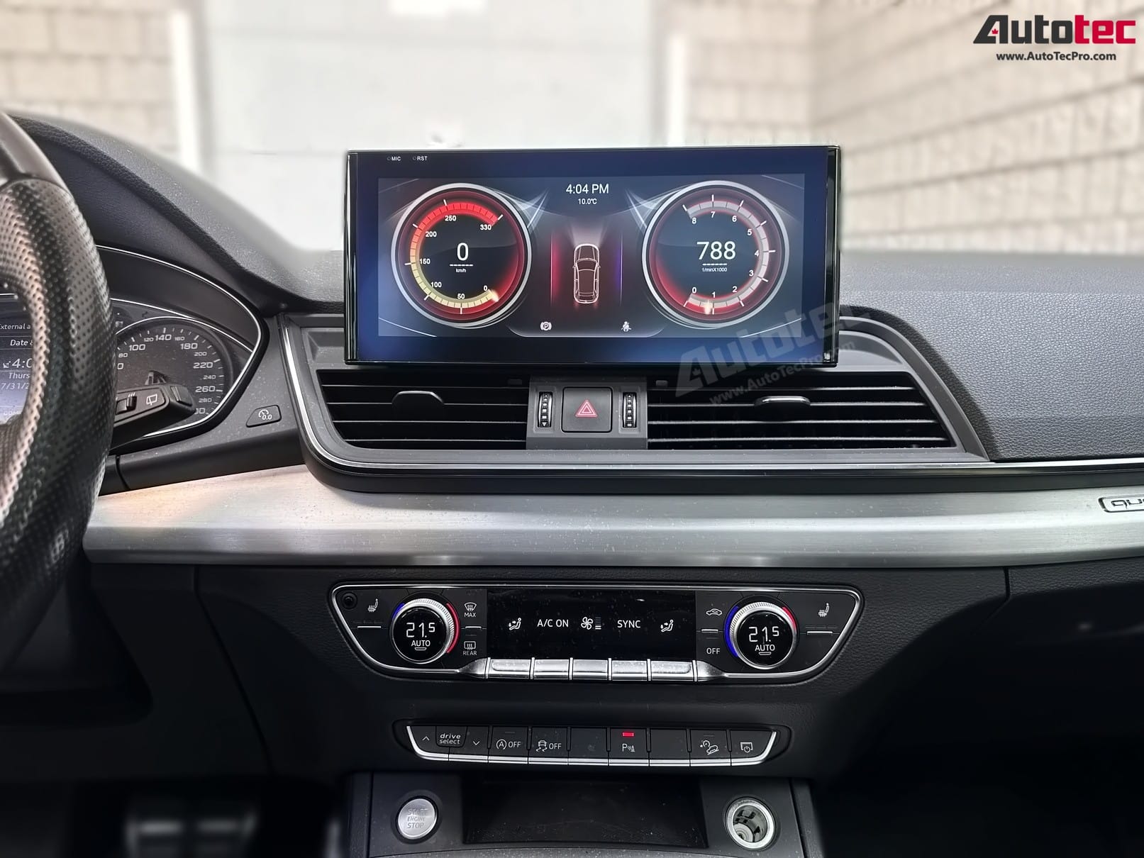 AUDI Q5 / SQ5 (2017 – 2020 | B9) OEM FIT 10.25″ HD IPS Touch-Screen Android Navigation & Infotainment System | GPS | BT | Wifi | 4G LTE | CarPlay | Android Auto | Camera