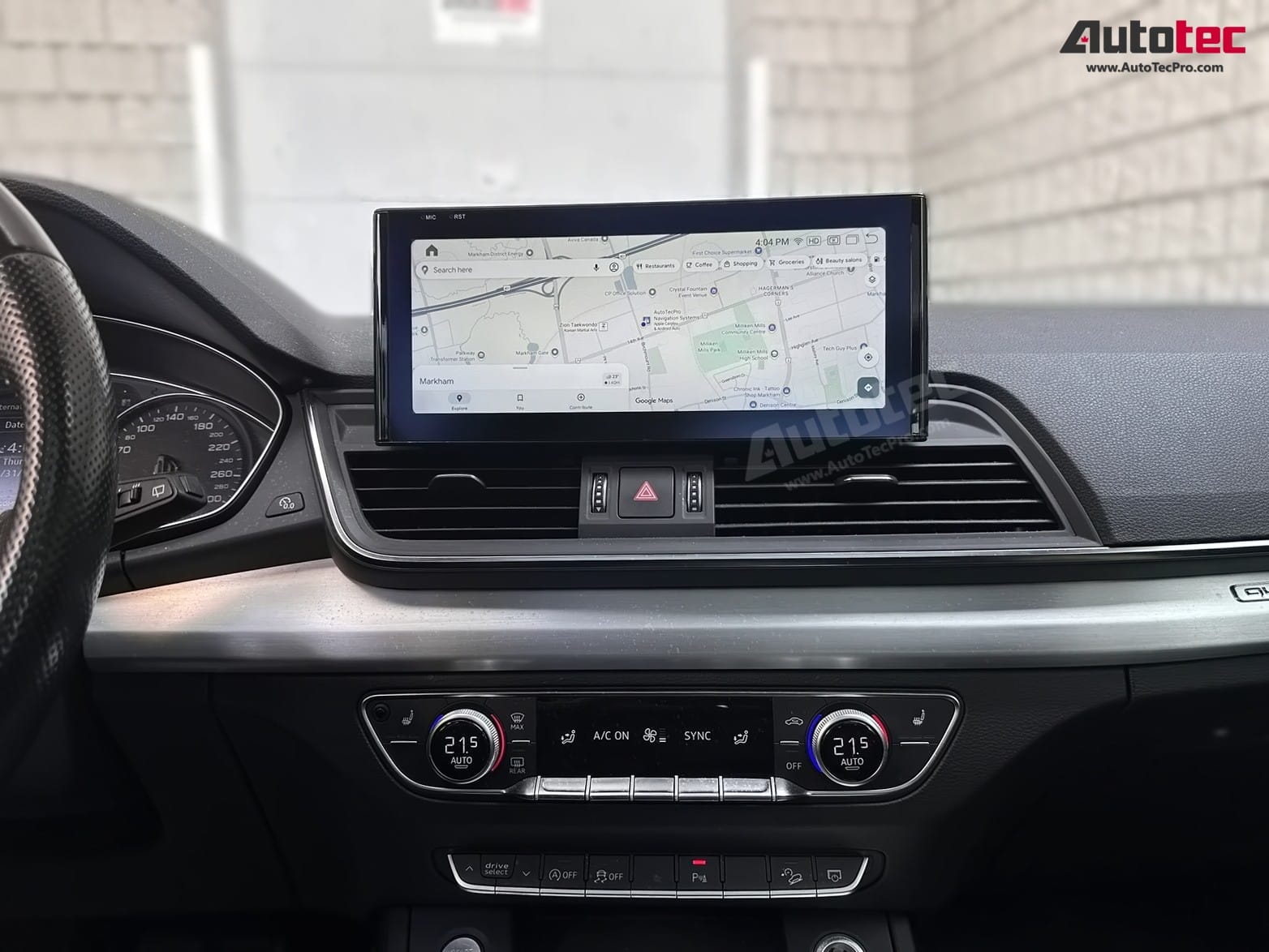 AUDI Q5 / SQ5 (2017 – 2020 | B9) OEM FIT 10.25″ HD IPS Touch-Screen Android Navigation & Infotainment System | GPS | BT | Wifi | 4G LTE | CarPlay | Android Auto | Camera