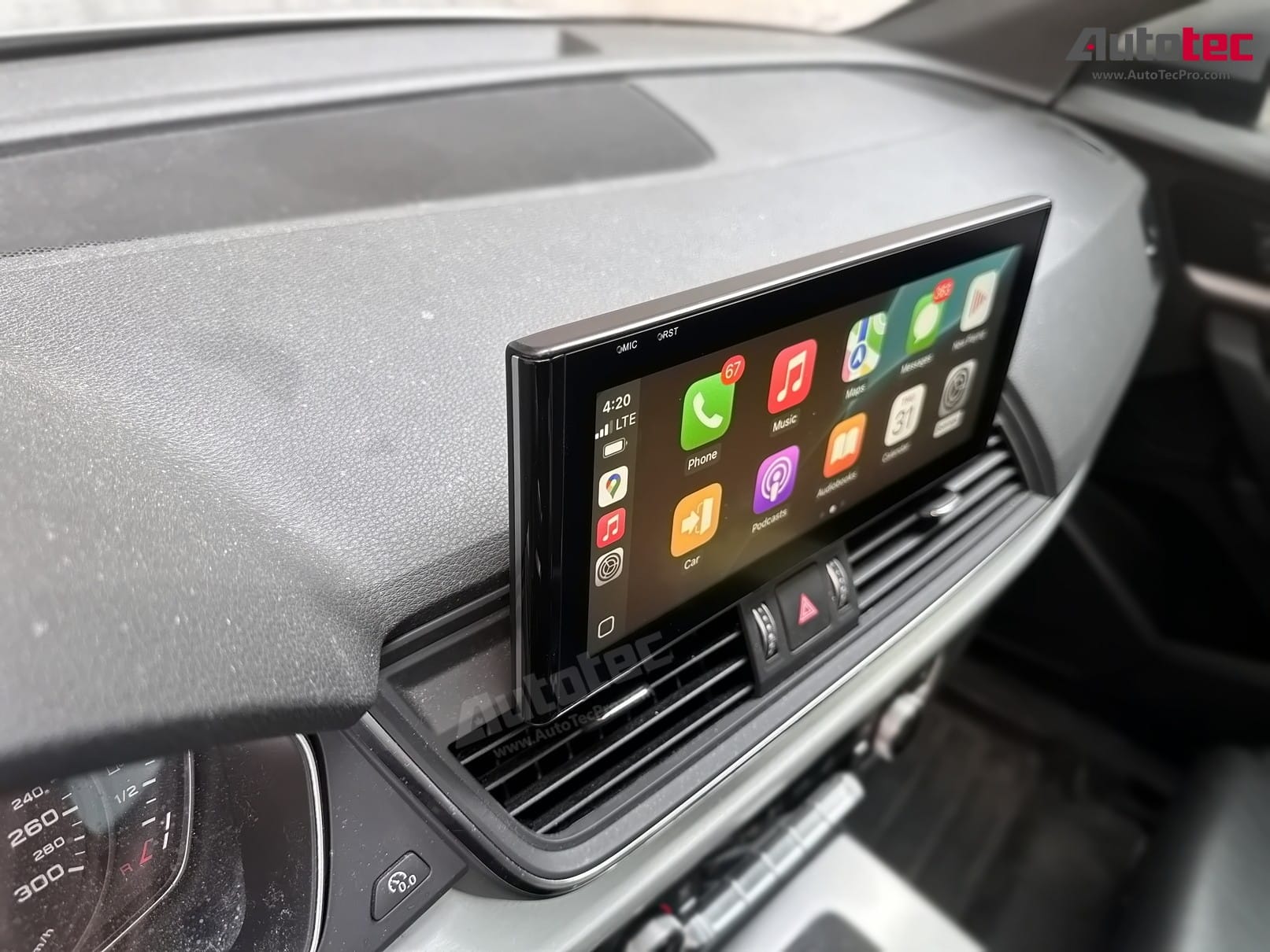 AUDI Q5 / SQ5 (2017 – 2020 | B9) OEM FIT 10.25″ HD IPS Touch-Screen Android Navigation & Infotainment System | GPS | BT | Wifi | 4G LTE | CarPlay | Android Auto | Camera