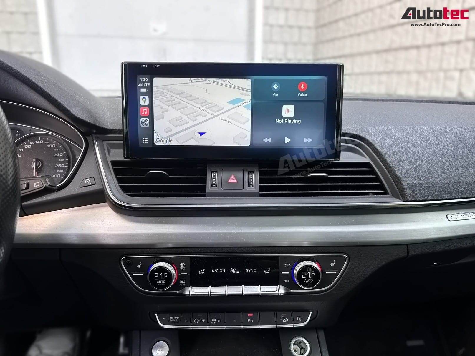 AUDI Q5 / SQ5 (2017 – 2020 | B9) OEM FIT 10.25″ HD IPS Touch-Screen Android Navigation & Infotainment System | GPS | BT | Wifi | 4G LTE | CarPlay | Android Auto | Camera