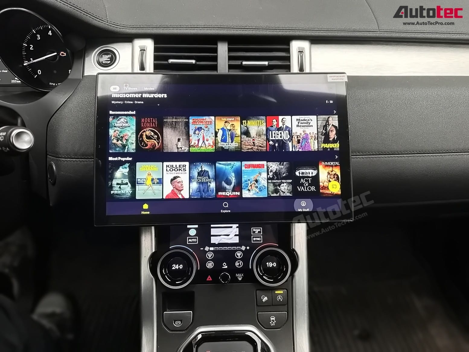 Land Rover Defender (2018 – 2024) 13.3″ HD IPS Touch-Screen Navigation & Infotainment System | Android 14 | GPS | BT | Wifi | CarPlay | PIVI | 4G LTE