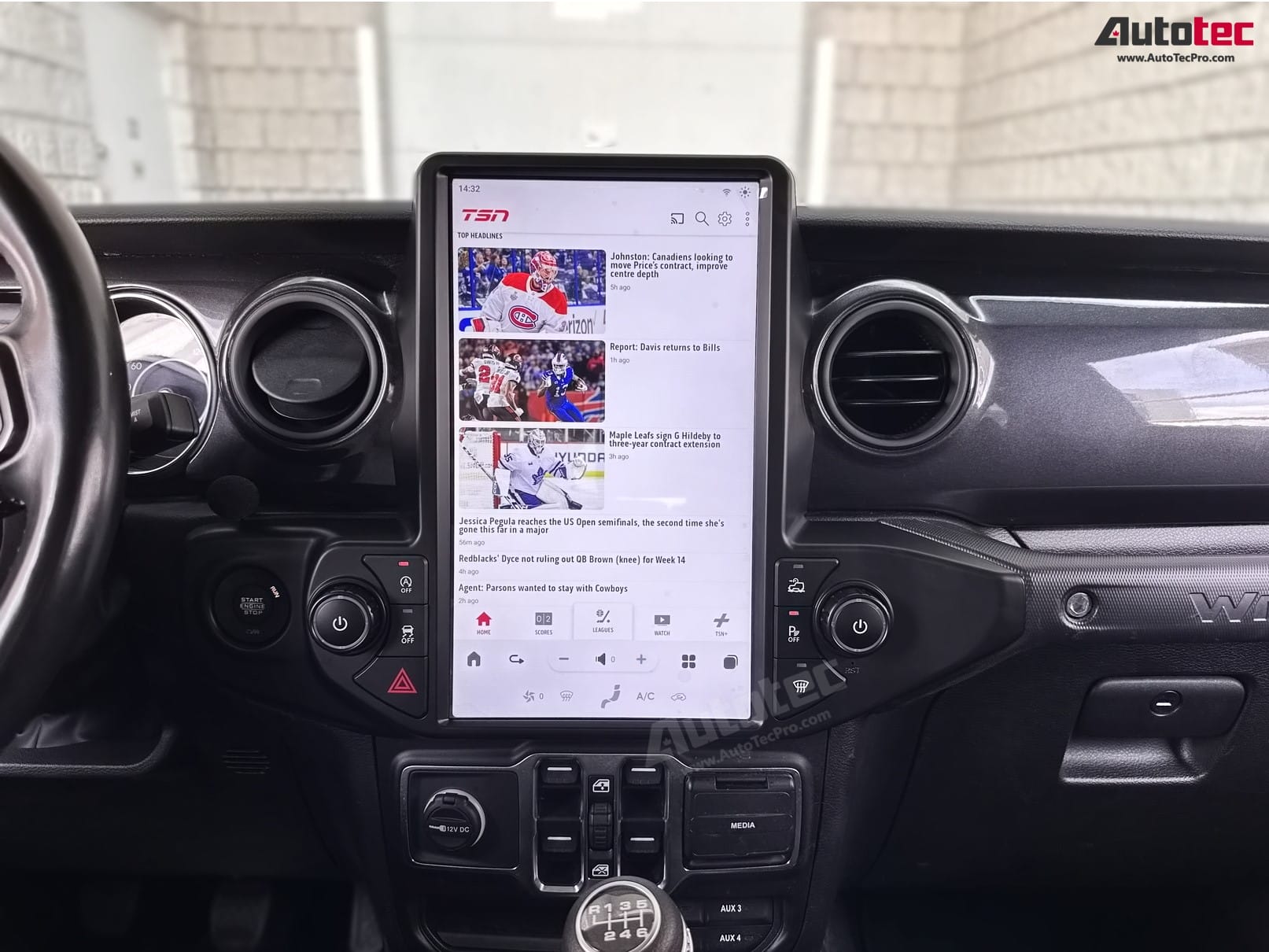 Jeep Wrangler (2018 – 2023) 13.6″ IPS HD Touch-Screen Navigation & Infotainment System | Android 13 | GPS | BT | Wifi | CarPlay