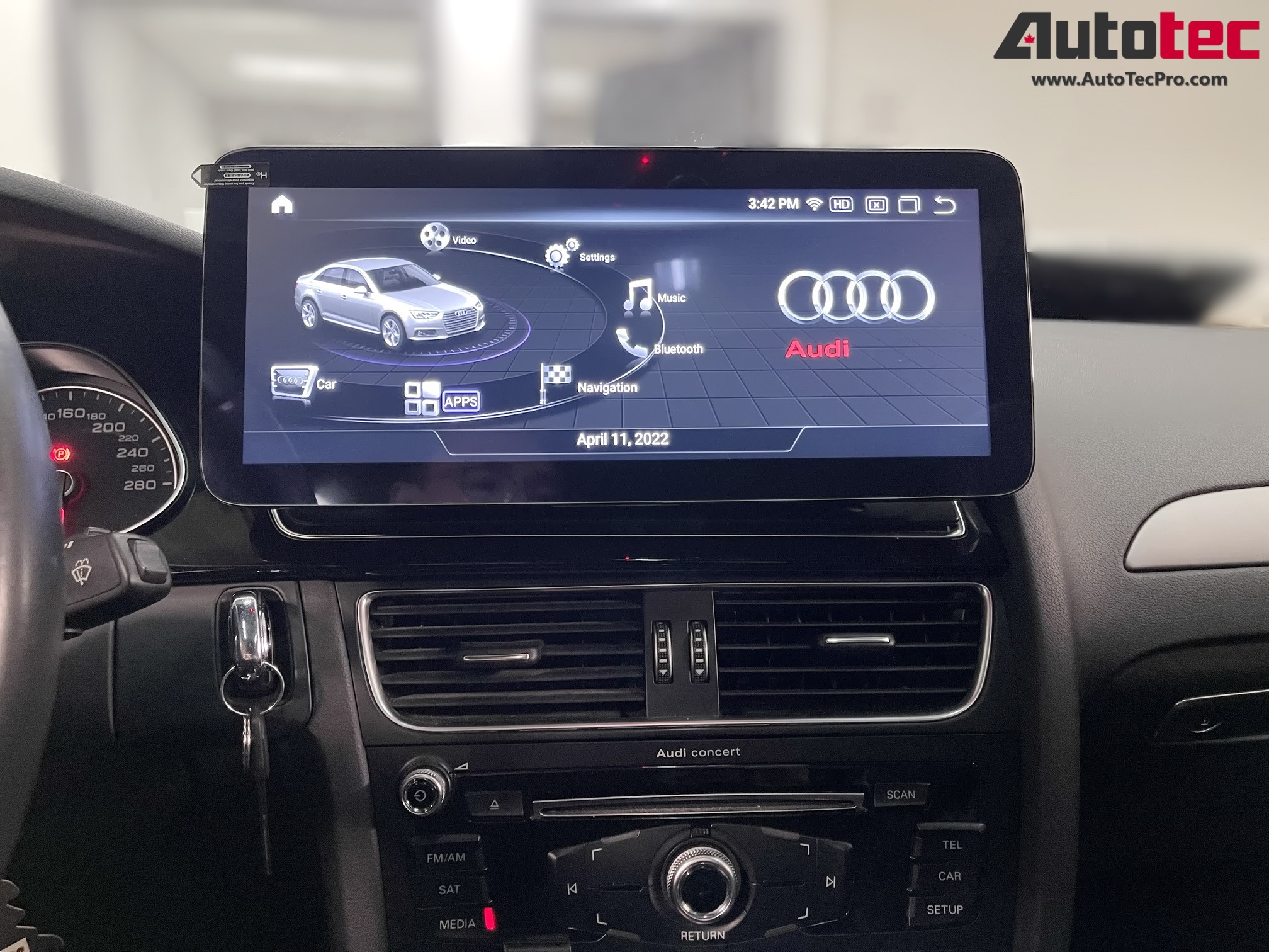 TUTO : autoradio pour Audi A4 L /A5 (2008/ 2016) MMI 10.25 pouces écran  tactile GPS Android Navigation AUX stéréo multimédia HD écran tactile 📺👌  Car :, By Car sound amine all accessories