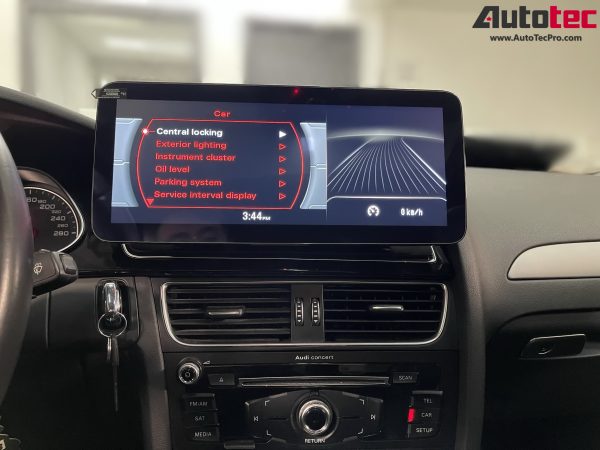 AUDI A4 / A5 (2009 – 2016) OEM FIT 10.25″ / 12.3″ HD Touch-Screen Android  Navigation System, Android 12, GPS, BT, Wifi, Camera, CarPlay, MMI-3G