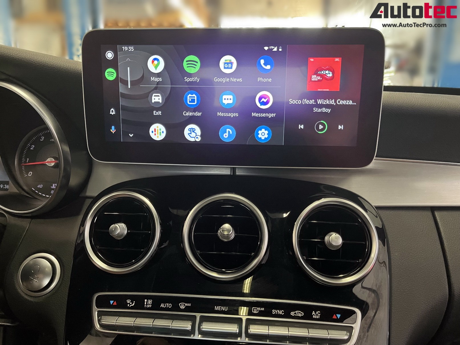 Mercedes Benz GLC Class 2015-2019 Wireless Apple CarPlay & Android