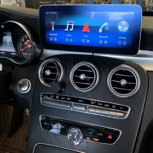 Mercedes-Benz C-Class (2015-2022 | W205) Direct-Fit 10.25″ / 12.3″ OEM-Fit HD IPS Touch-Screen Android Navigation & Infotainment System | Android 14 | GPS | BT | Wifi | 4G LTE | CarPlay
