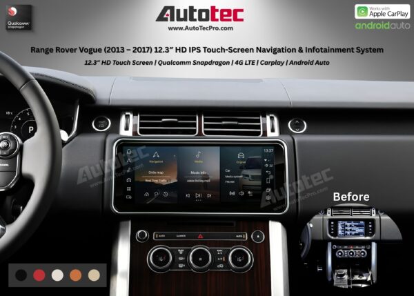 Land Rover Range Rover Sport (2014 – 2017) 12.3″ HD IPS Touch-Screen Navigation & Infotainment System (18)