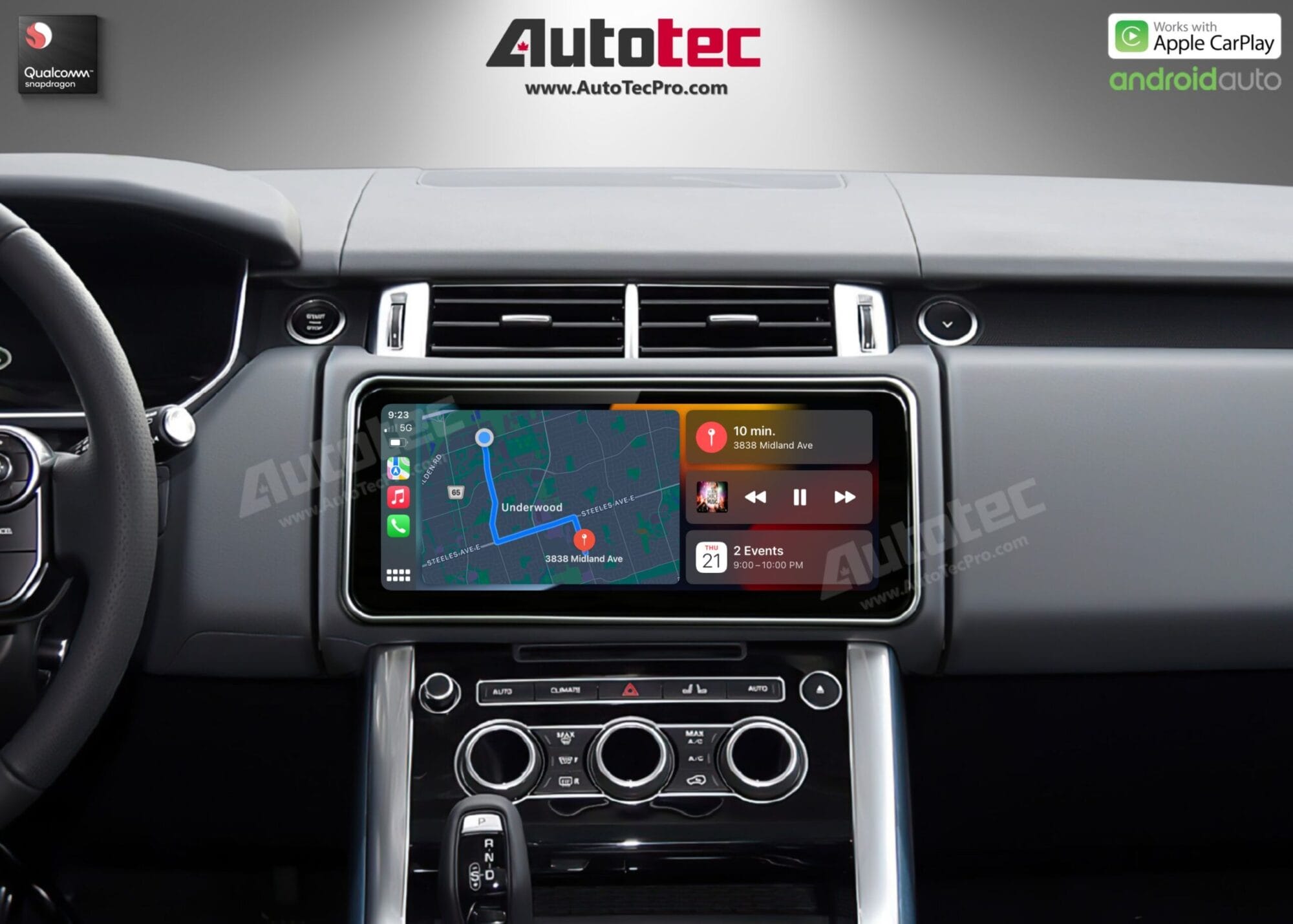 Land Rover Range Rover Sport (2013 – 2018) 12.3″ HD IPS Touch-Screen Navigation & Infotainment System | Android 14 | GPS | BT | Wifi | CarPlay | Bosch | Harman | 4G LTE