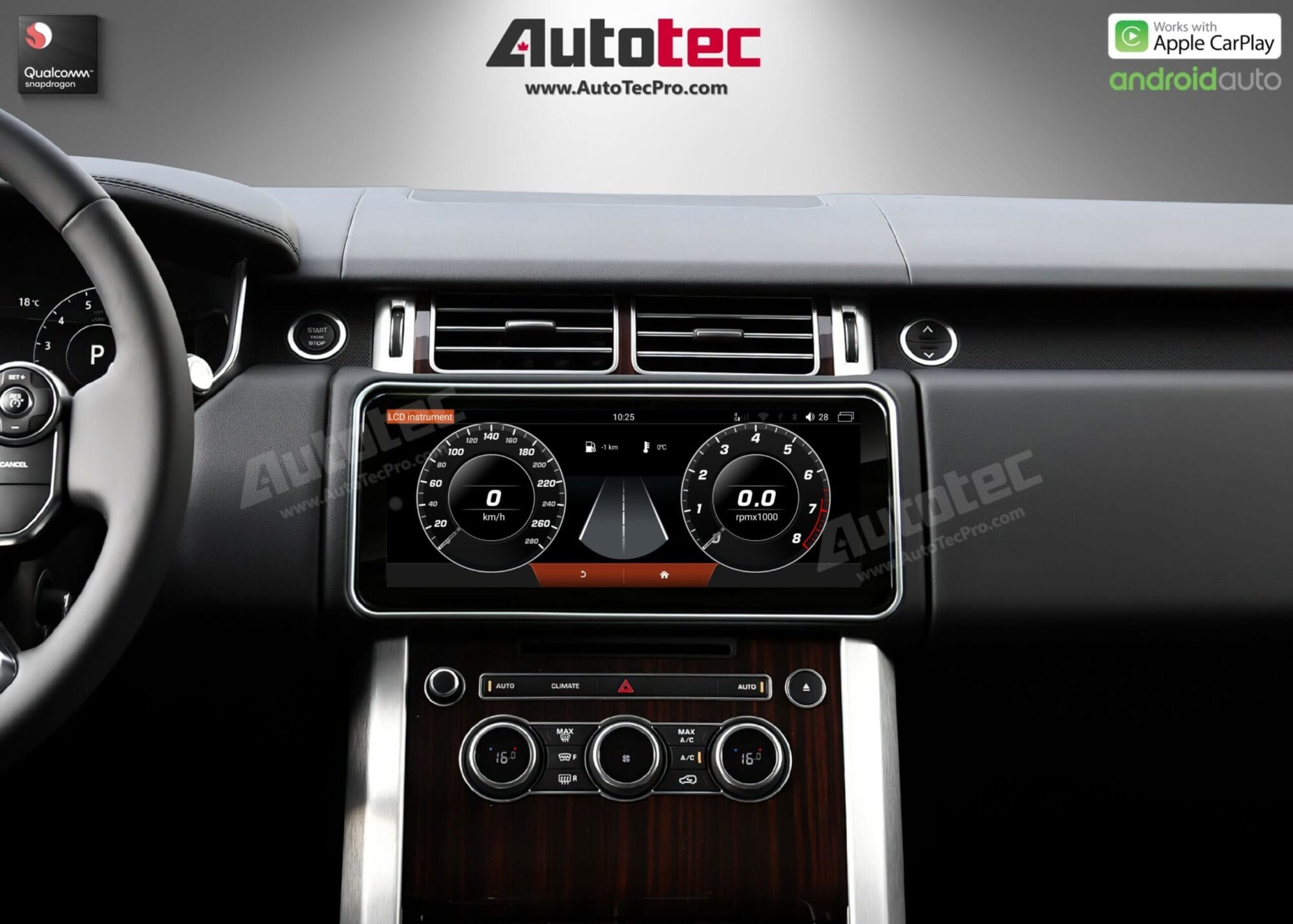 Land Rover Range Rover Vogue (2013 – 2018) 12.3″ HD IPS Touch-Screen Navigation & Infotainment System | Android 14 | GPS | BT | Wifi | CarPlay | Bosch | Harman | 4G LTE