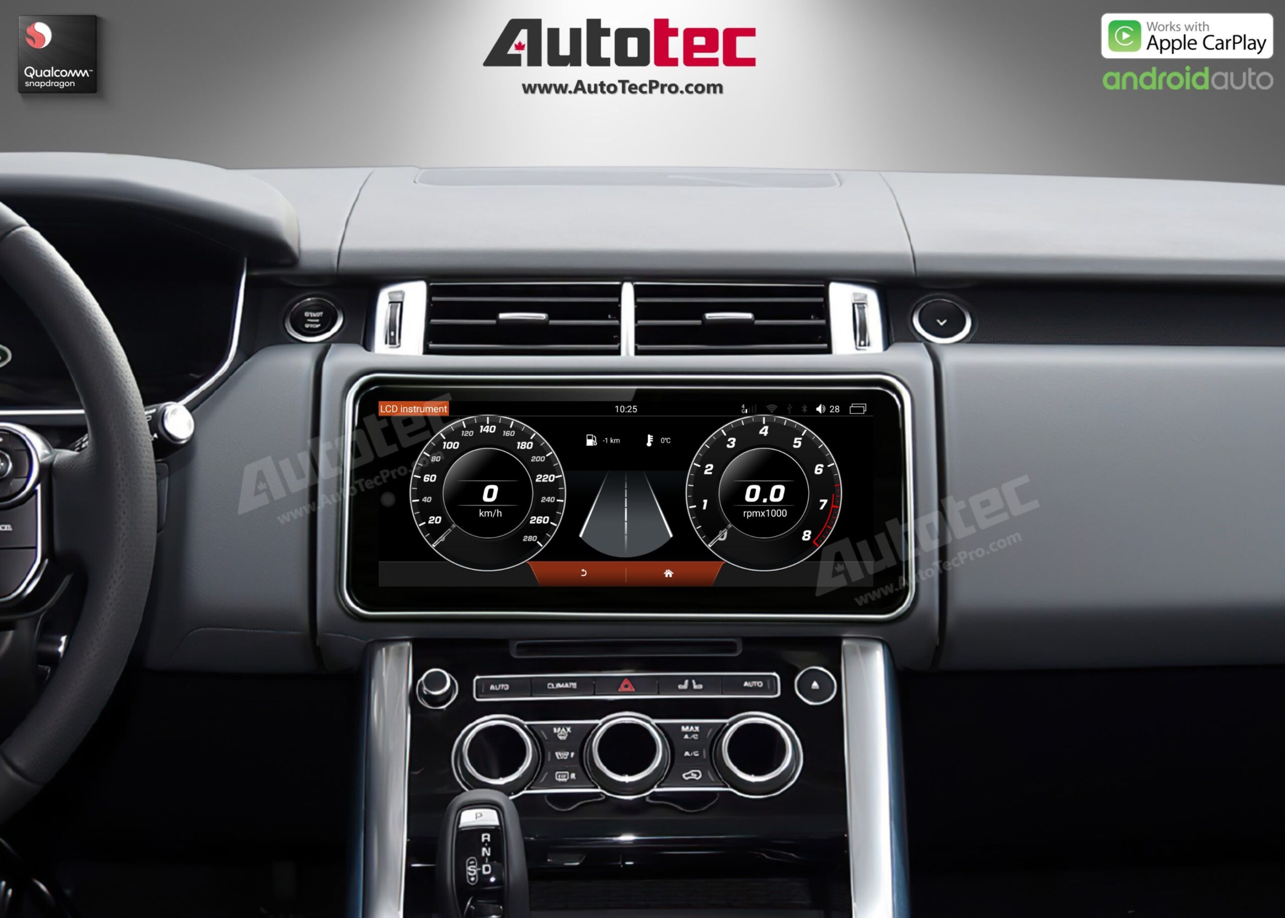 Land Rover Range Rover Sport (2014 – 2017) 12.3″ HD IPS Touch-Screen Navigation & Infotainment System | Android 13 | GPS | BT | Wifi | CarPlay | Bosch | Harman | 4G LTE