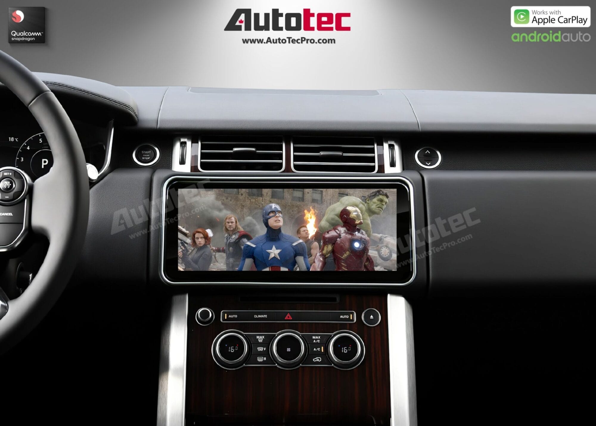 Land Rover Range Rover Vogue (2013 – 2018) 12.3″ HD IPS Touch-Screen Navigation & Infotainment System | Android 14 | GPS | BT | Wifi | CarPlay | Bosch | Harman | 4G LTE