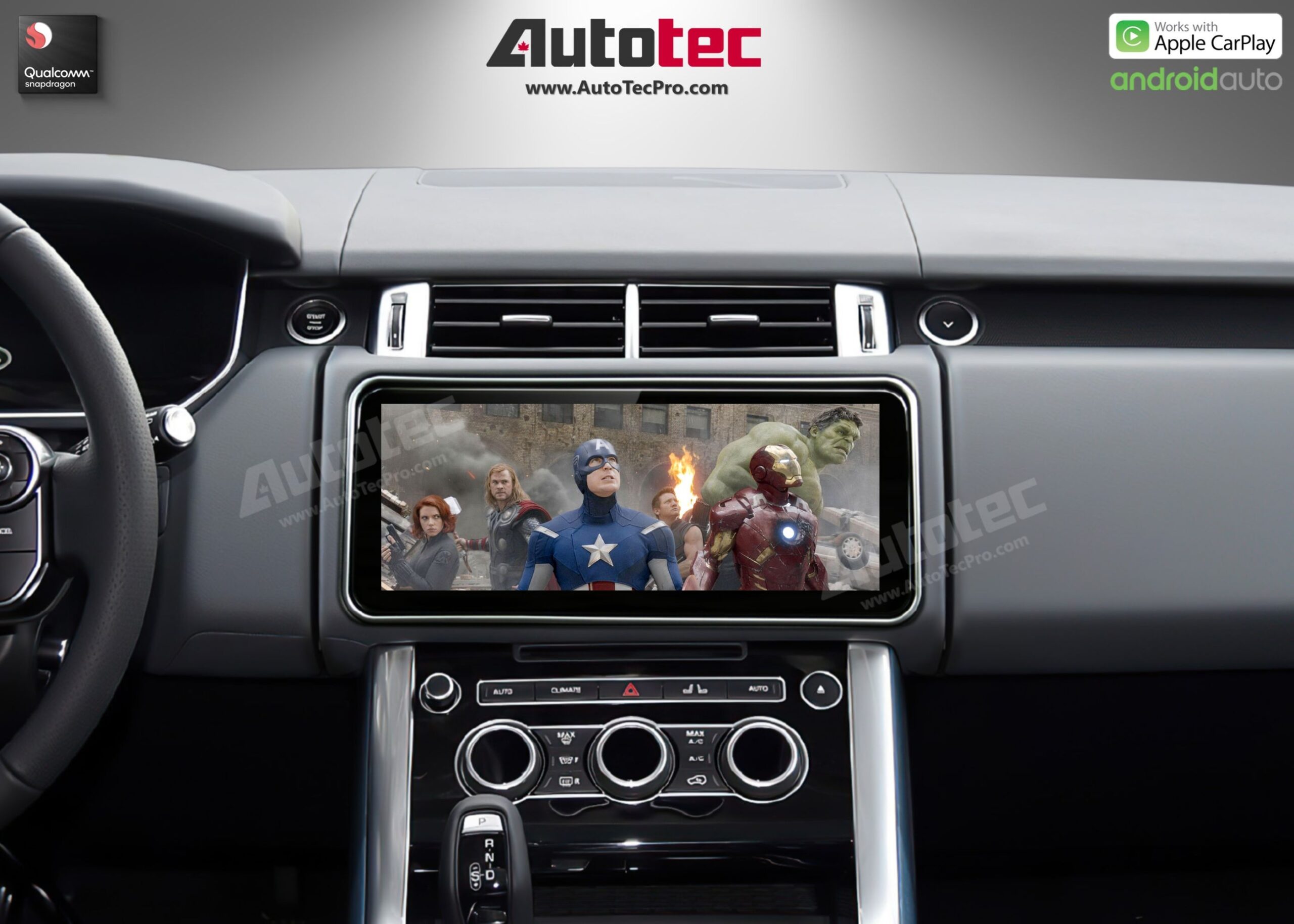 Land Rover Range Rover Sport (2014 – 2017) 12.3″ HD IPS Touch-Screen Navigation & Infotainment System | Android 13 | GPS | BT | Wifi | CarPlay | Bosch | Harman | 4G LTE