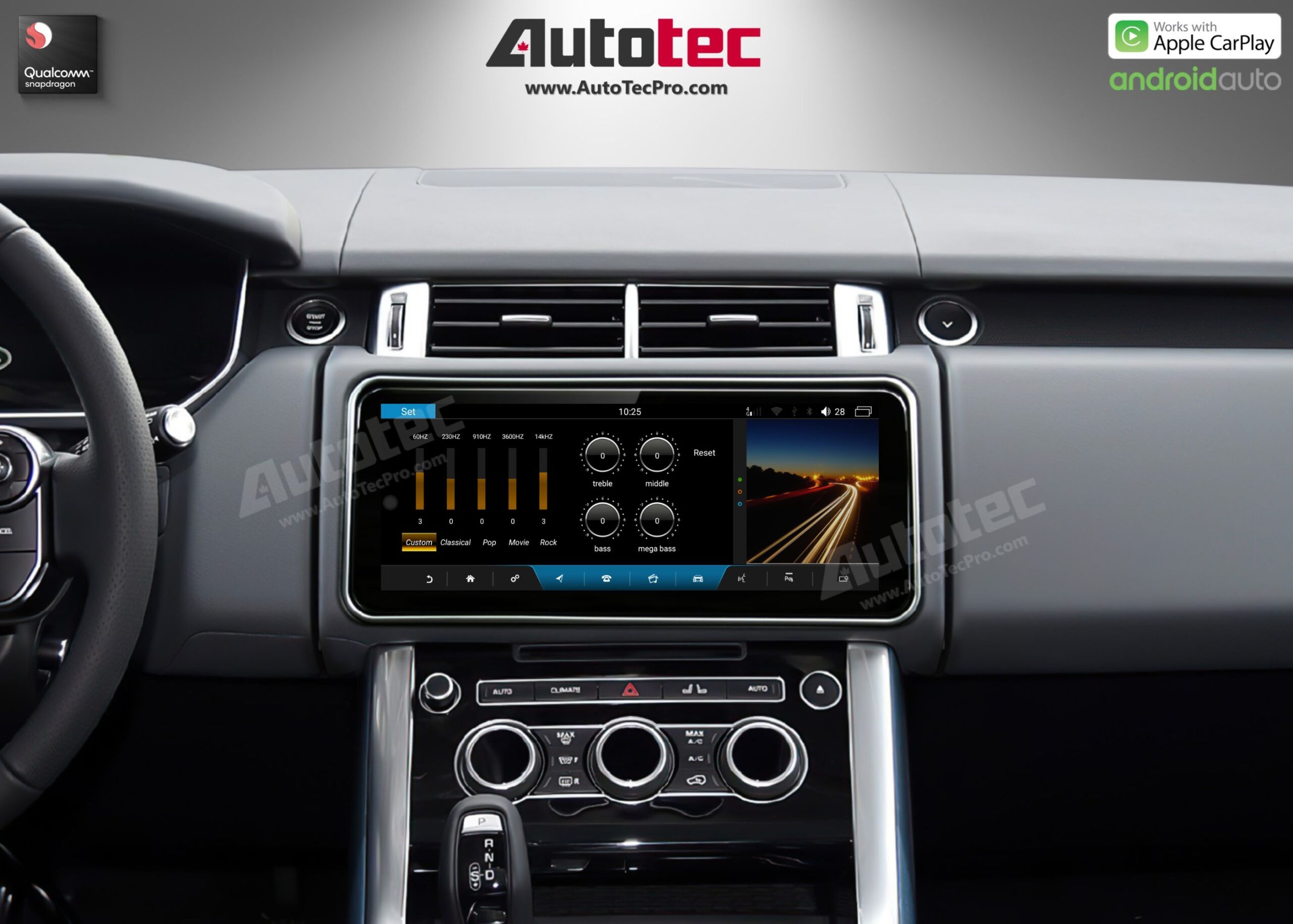 Land Rover Range Rover Sport (2014 – 2017) 12.3″ HD IPS Touch-Screen Navigation & Infotainment System | Android 13 | GPS | BT | Wifi | CarPlay | Bosch | Harman | 4G LTE