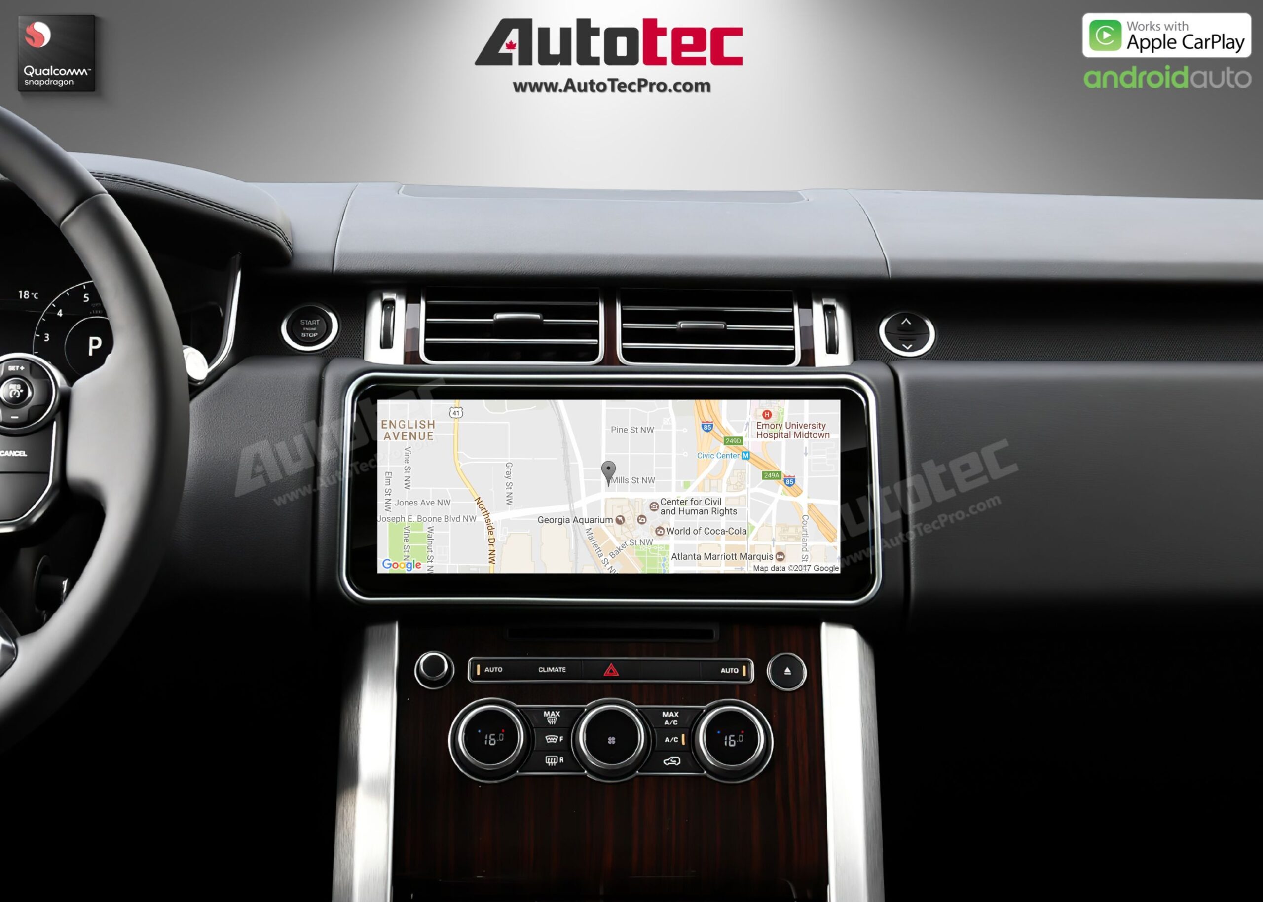 Land Rover Range Rover Vogue (2013 – 2017) 12.3″ HD IPS Touch-Screen Navigation & Infotainment System | Android 13 | GPS | BT | Wifi | CarPlay | Bosch | Harman | 4G LTE