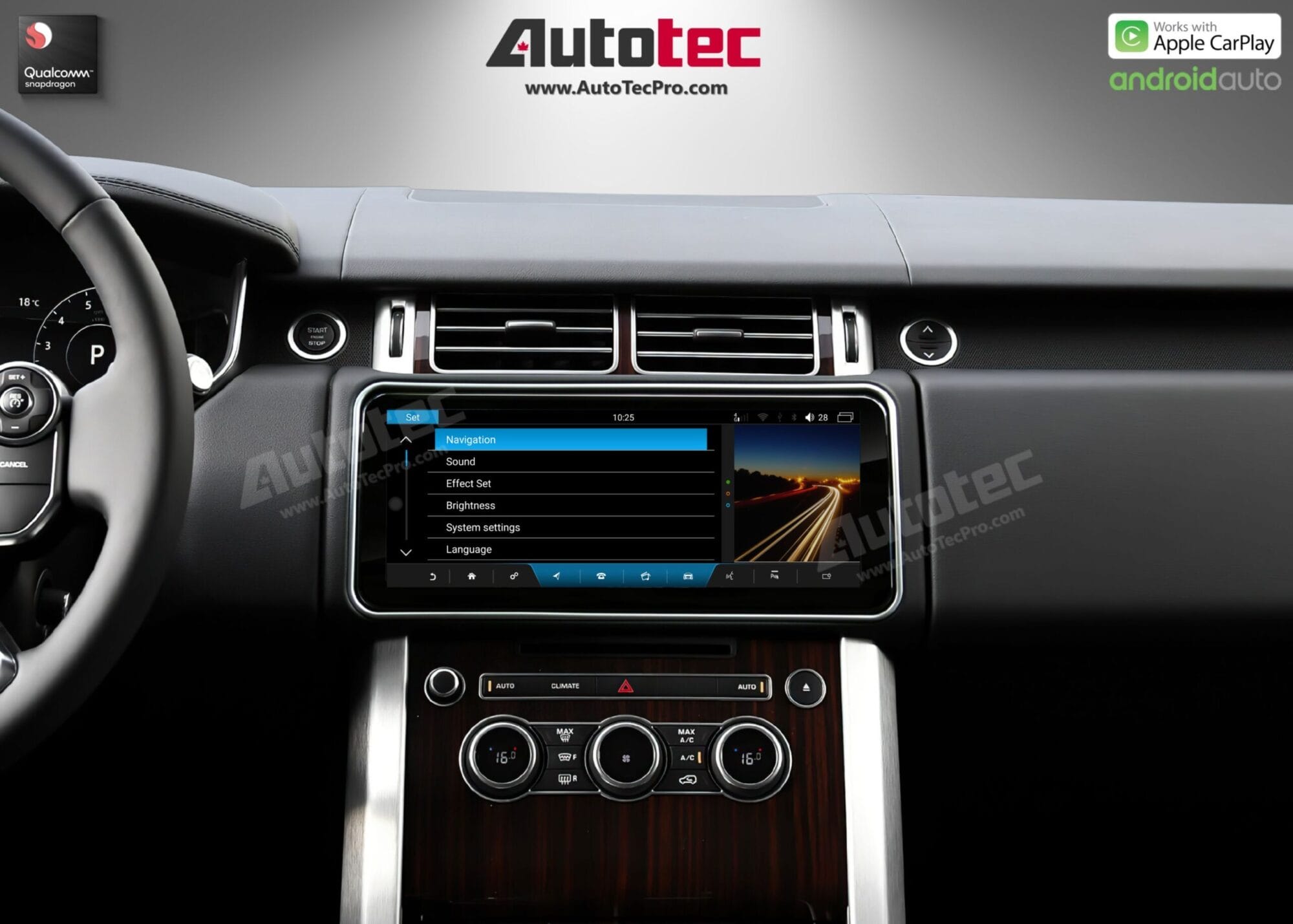 Land Rover Range Rover Vogue (2013 – 2018) 12.3″ HD IPS Touch-Screen Navigation & Infotainment System | Android 14 | GPS | BT | Wifi | CarPlay | Bosch | Harman | 4G LTE