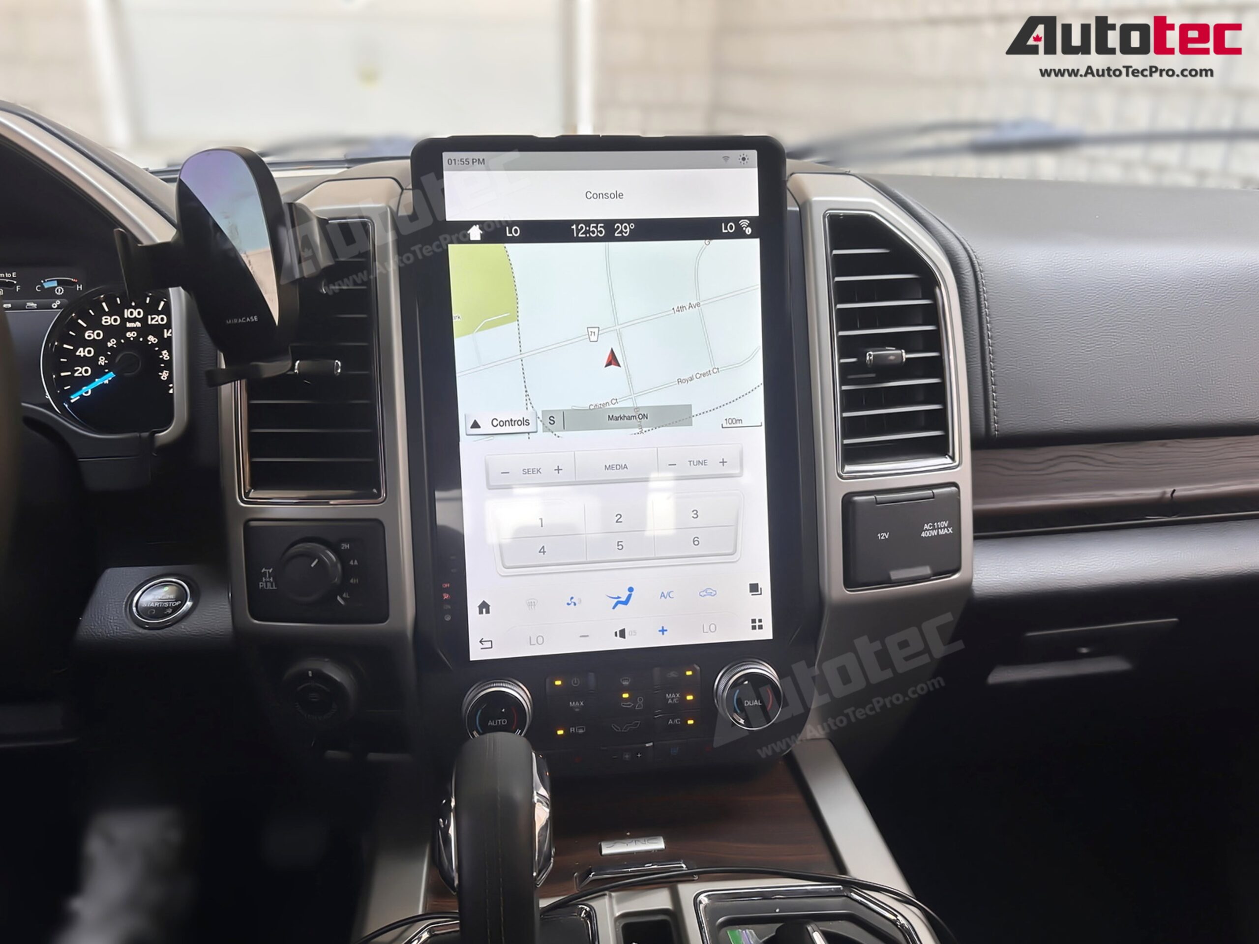 Ford F250 | F350 | F450 (2017 – 2022) 14.4″ IPS QHD 2K Touch-Screen Navigation & Infotainment System | Android 13 | GPS | BT | Wifi | CarPlay | SYNC | 4G LTE