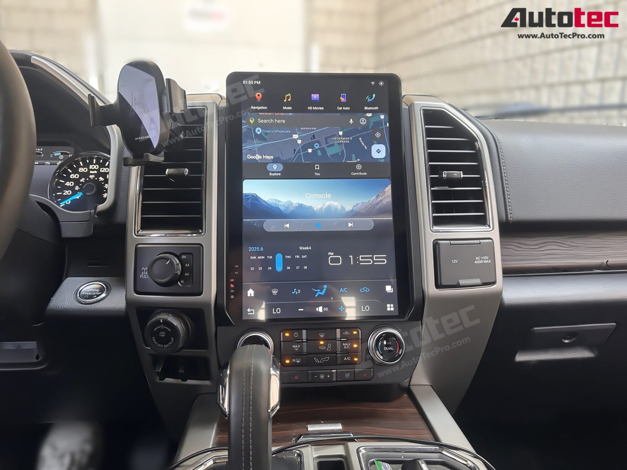 Ford F250 | F350 | F450 (2017 – 2022) 14.4″ IPS QHD 2K Touch-Screen Navigation & Infotainment System | Android 13 | GPS | BT | Wifi | CarPlay | SYNC | 4G LTE