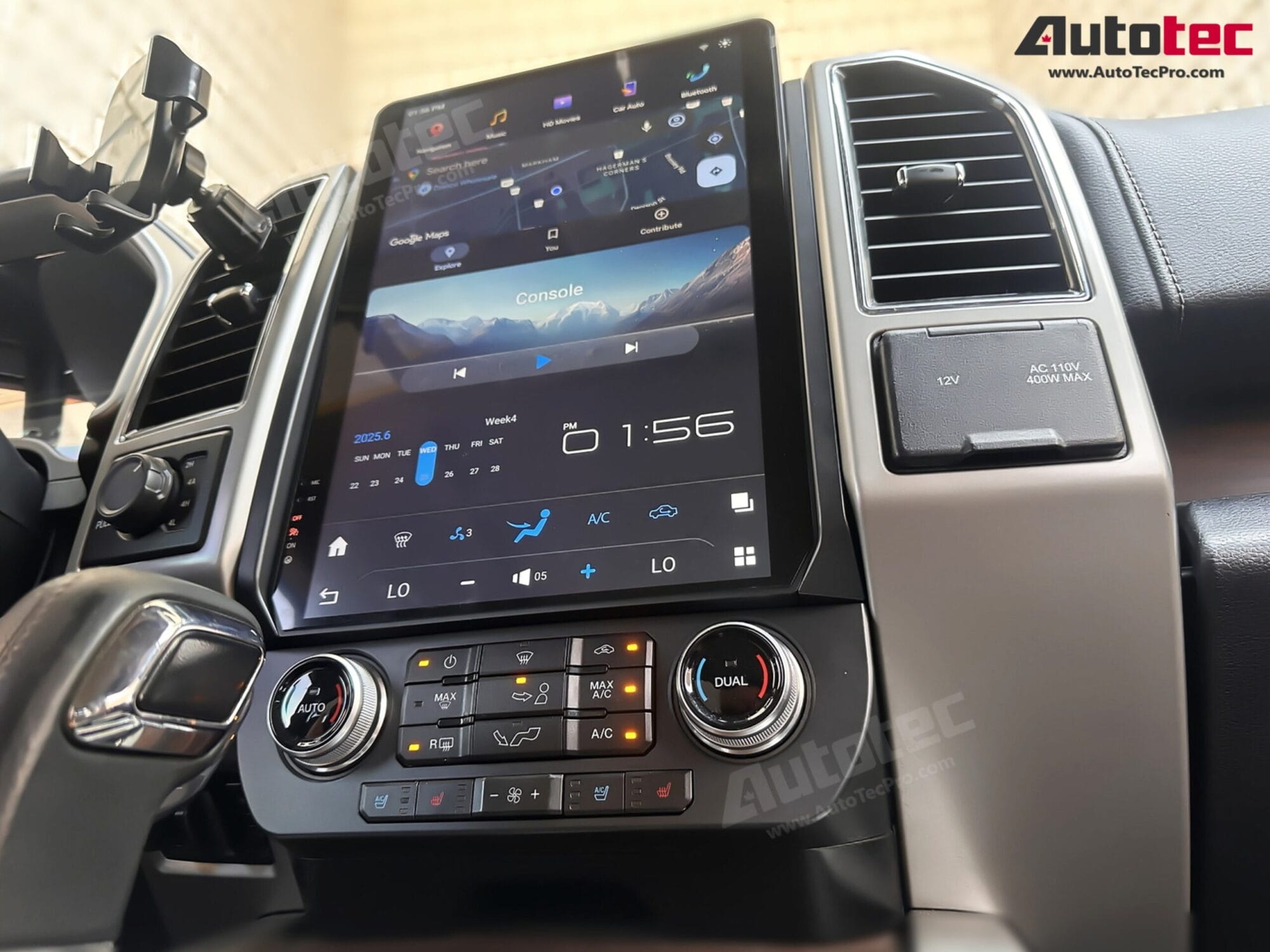 Ford F250 | F350 | F450 (2017 – 2022) 14.4″ IPS QHD 2K Touch-Screen Navigation & Infotainment System | Android 13 | GPS | BT | Wifi | CarPlay | SYNC | 4G LTE