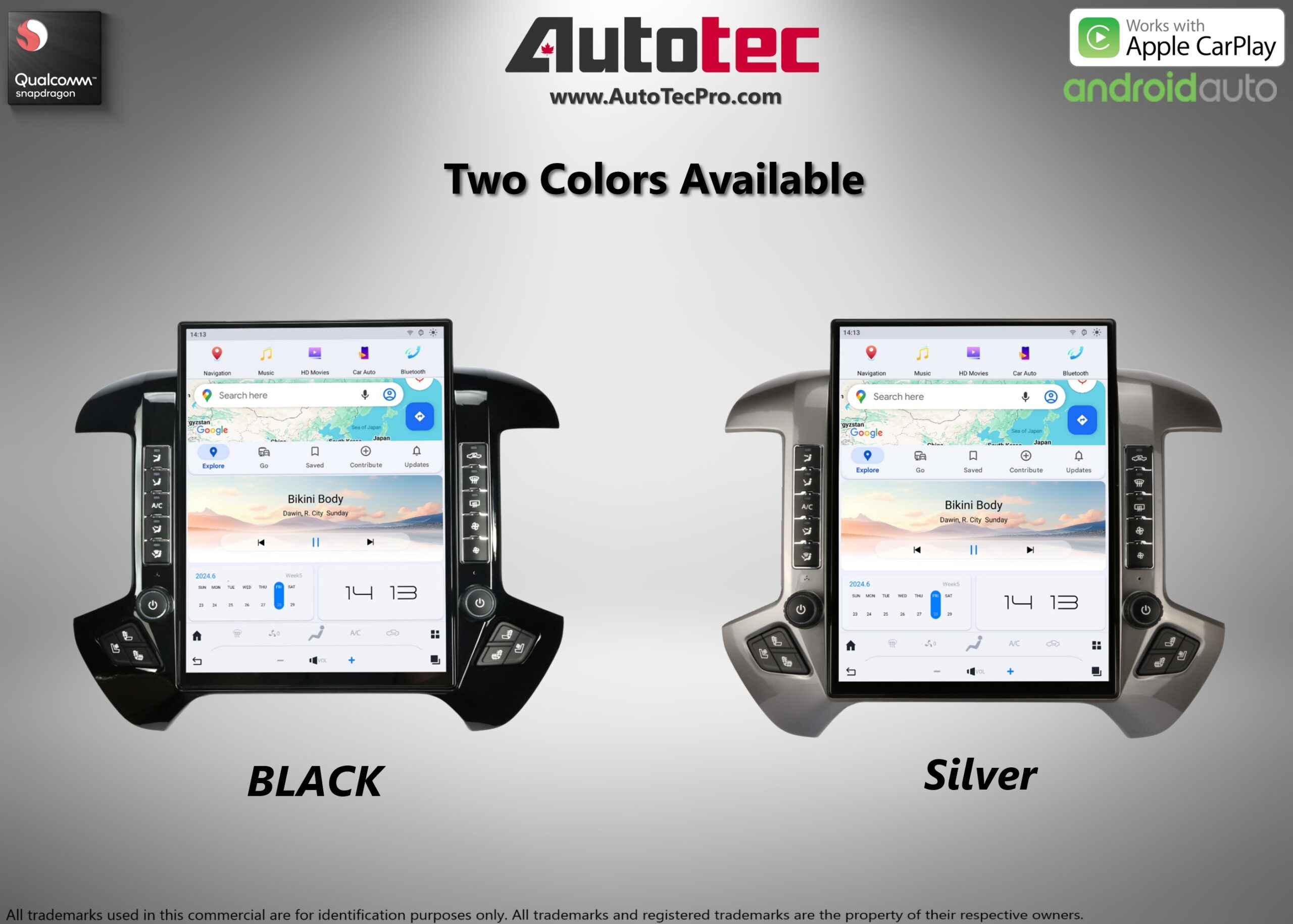 Chevrolet Silverado / GMC Sierra (2014 – 2019) 15.6″ IPS QHD 2K Touch-Screen Navigation & Infotainment System | Android 13 | GPS | BT | Wifi | CarPlay | Onstar | DSP | 4G LTE