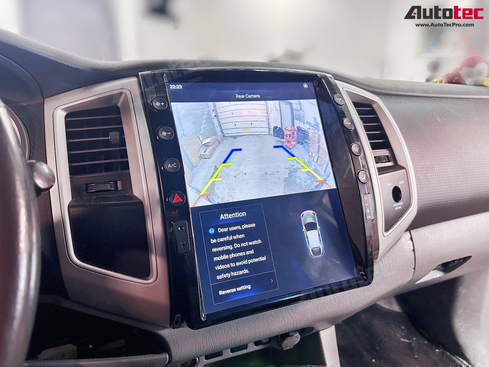 Toyota Tacoma (2005 – 2015) 12.1″ HD Touch-Screen Android Navigation System | Android 13 | GPS | BT | WiFi | Camera | CarPlay