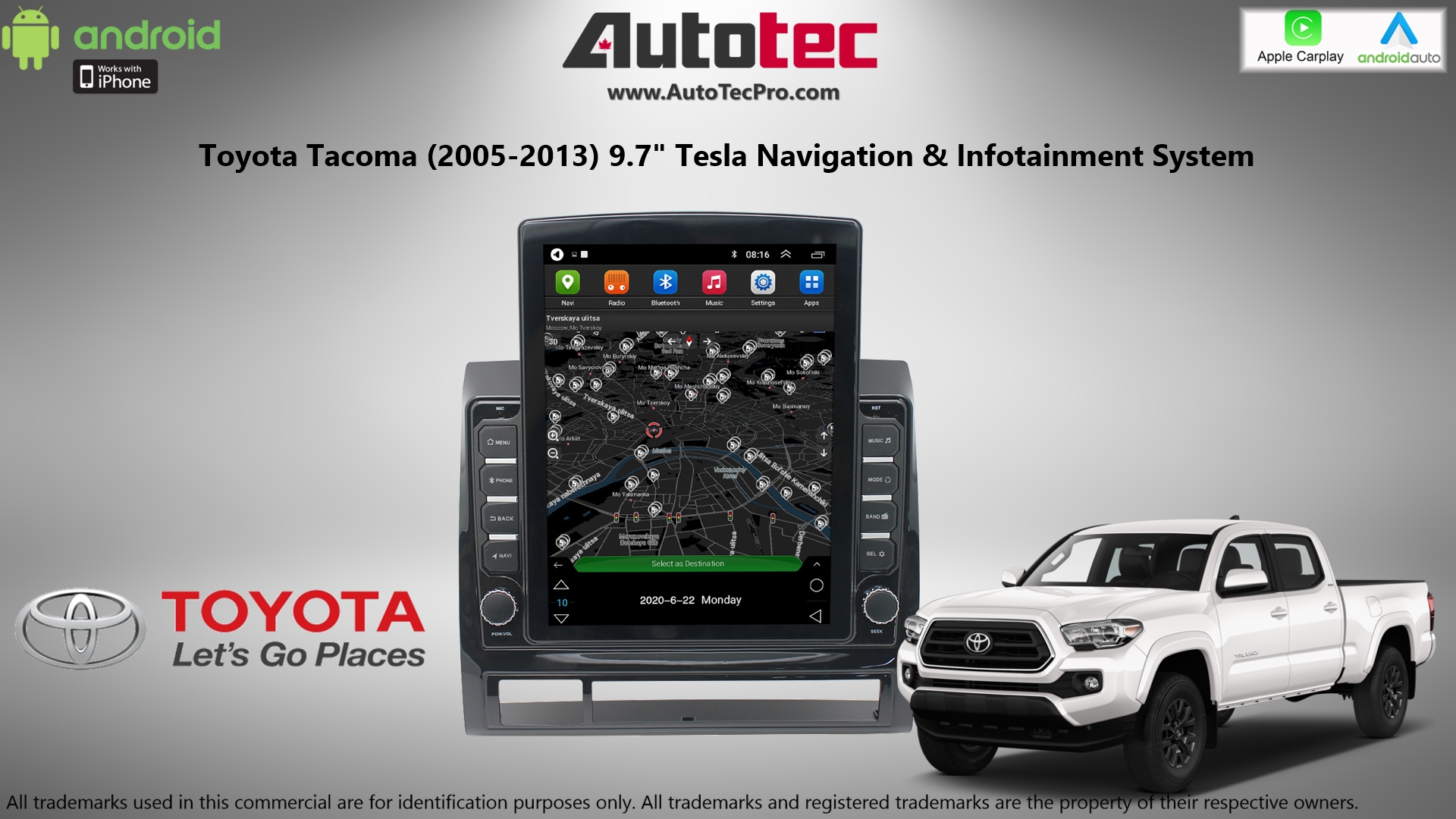 toyota tacoma with navigation system