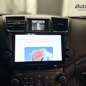 Toyota Highlander (2008 – 2013) 10.1″ HD Touch-Screen Android Navigation System | Android 13 | GPS | BT | WiFi | Camera | CarPlay