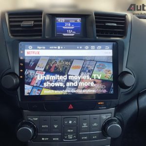 Toyota Highlander (2008 – 2013) 10.1″ HD Touch-Screen Android Navigation System | Android 13 | GPS | BT | WiFi | Camera | CarPlay