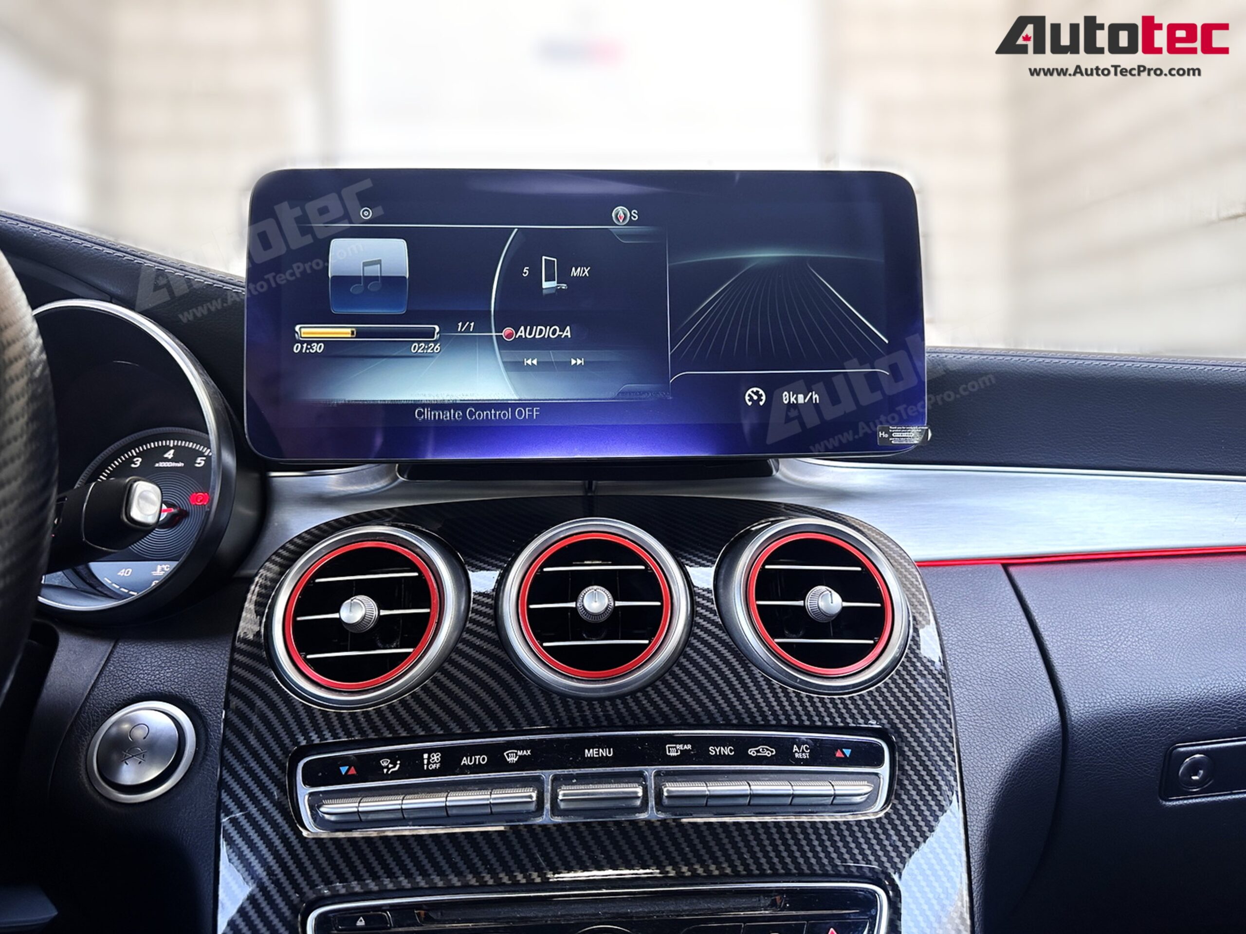 Mercedes-Benz C-Class (2015-2022 | W205) Direct-Fit 10.25″ / 12.3″ OEM-Fit HD IPS Touch-Screen Android Navigation & Infotainment System | Android 14 | GPS | BT | Wifi | 4G LTE | CarPlay