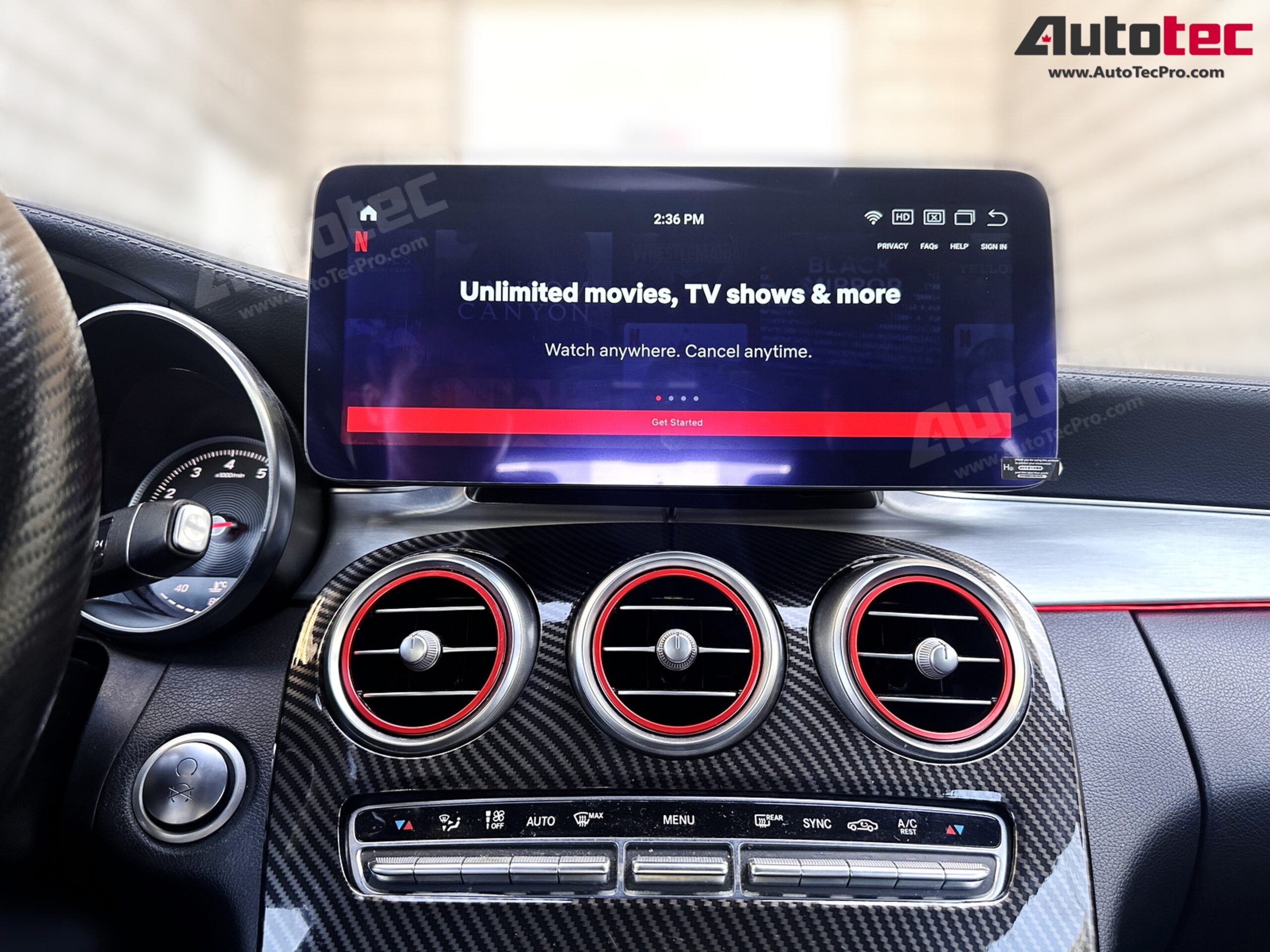 Mercedes-Benz C-Class (2015-2022 | W205) Direct-Fit 10.25″ / 12.3″ OEM-Fit HD IPS Touch-Screen Android Navigation & Infotainment System | Android 14 | GPS | BT | Wifi | 4G LTE | CarPlay