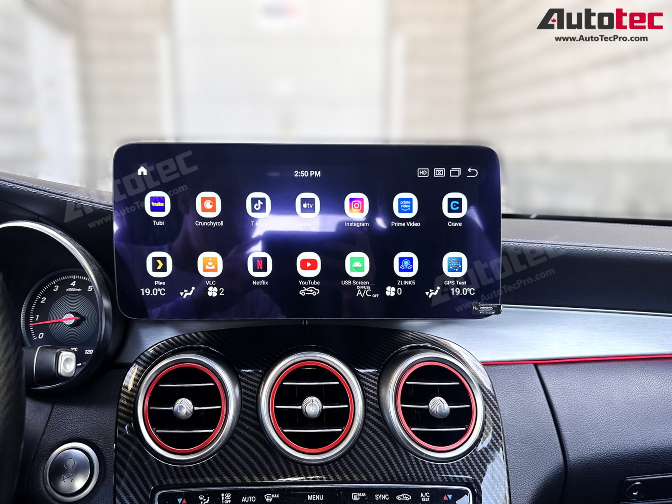 Mercedes-Benz C-Class (2015-2022 | W205) Direct-Fit 10.25″ / 12.3″ OEM-Fit HD IPS Touch-Screen Android Navigation & Infotainment System | Android 14 | GPS | BT | Wifi | 4G LTE | CarPlay