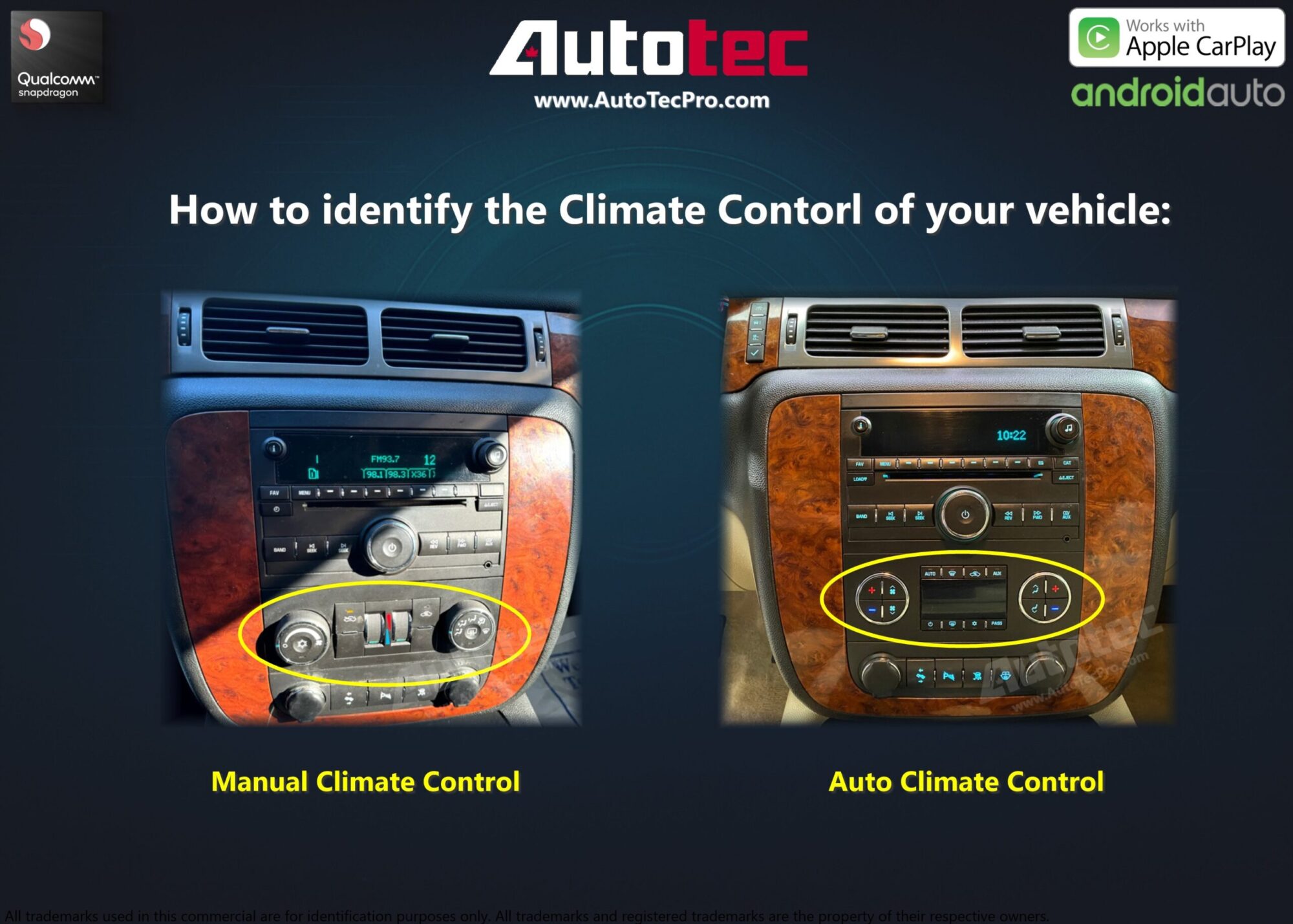 Chevrolet Tahoe / Suburban / Silverado / Avalanche / GMC Yukon / Sierra (2007 – 2014) 13.8″ IPS HD Touch-Screen Navigation & Infotainment System | Android 13 | GPS | BT | Wifi | CarPlay | Android Auto | 4G LTE