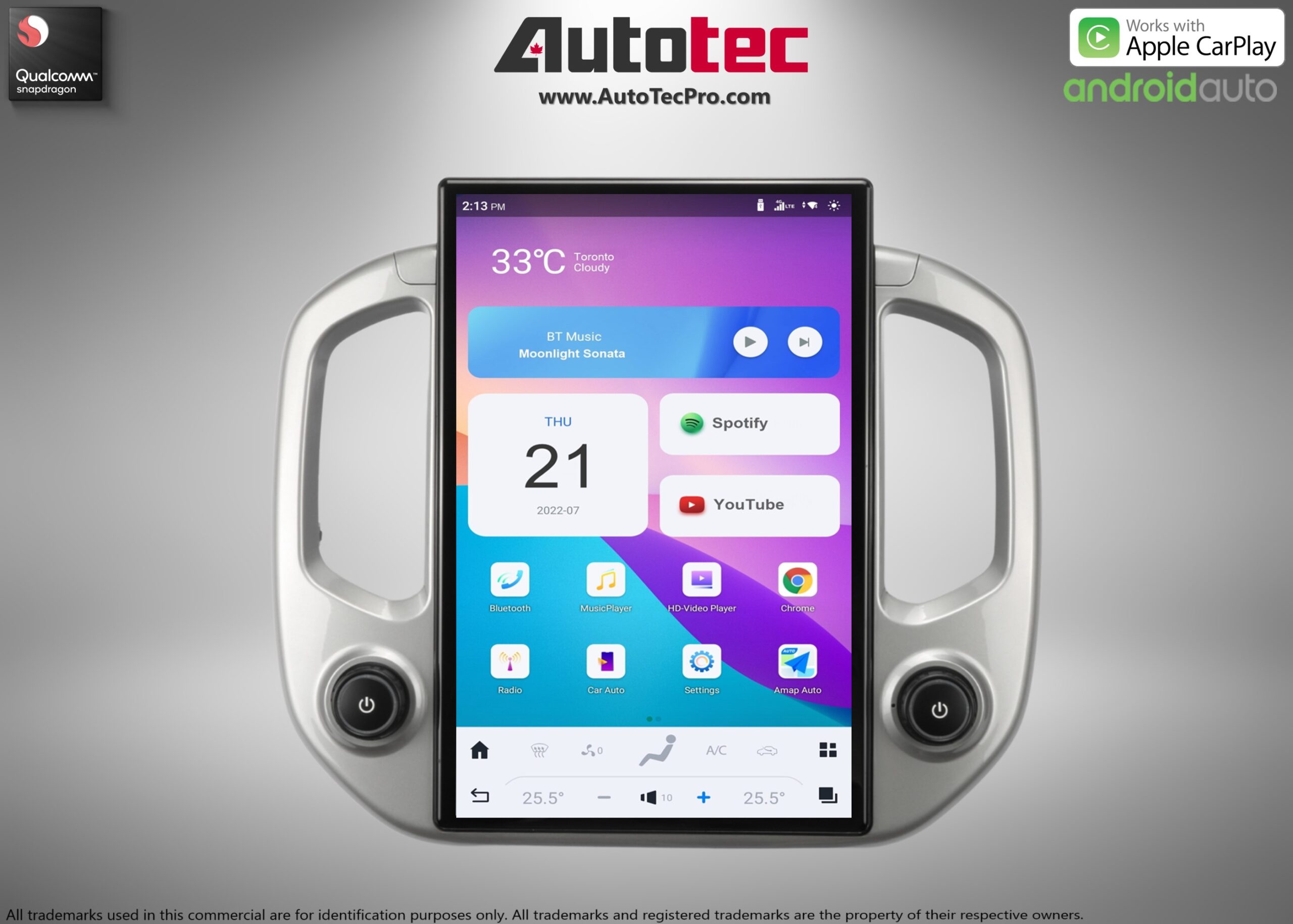 Chevrolet Colorado (2014 – 2023) 14.4″ IPS QHD 2K Touch-Screen Navigation & Infotainment System | Android 13 | GPS | BT | Wifi | CarPlay | Onstar | DSP | 4G LTE