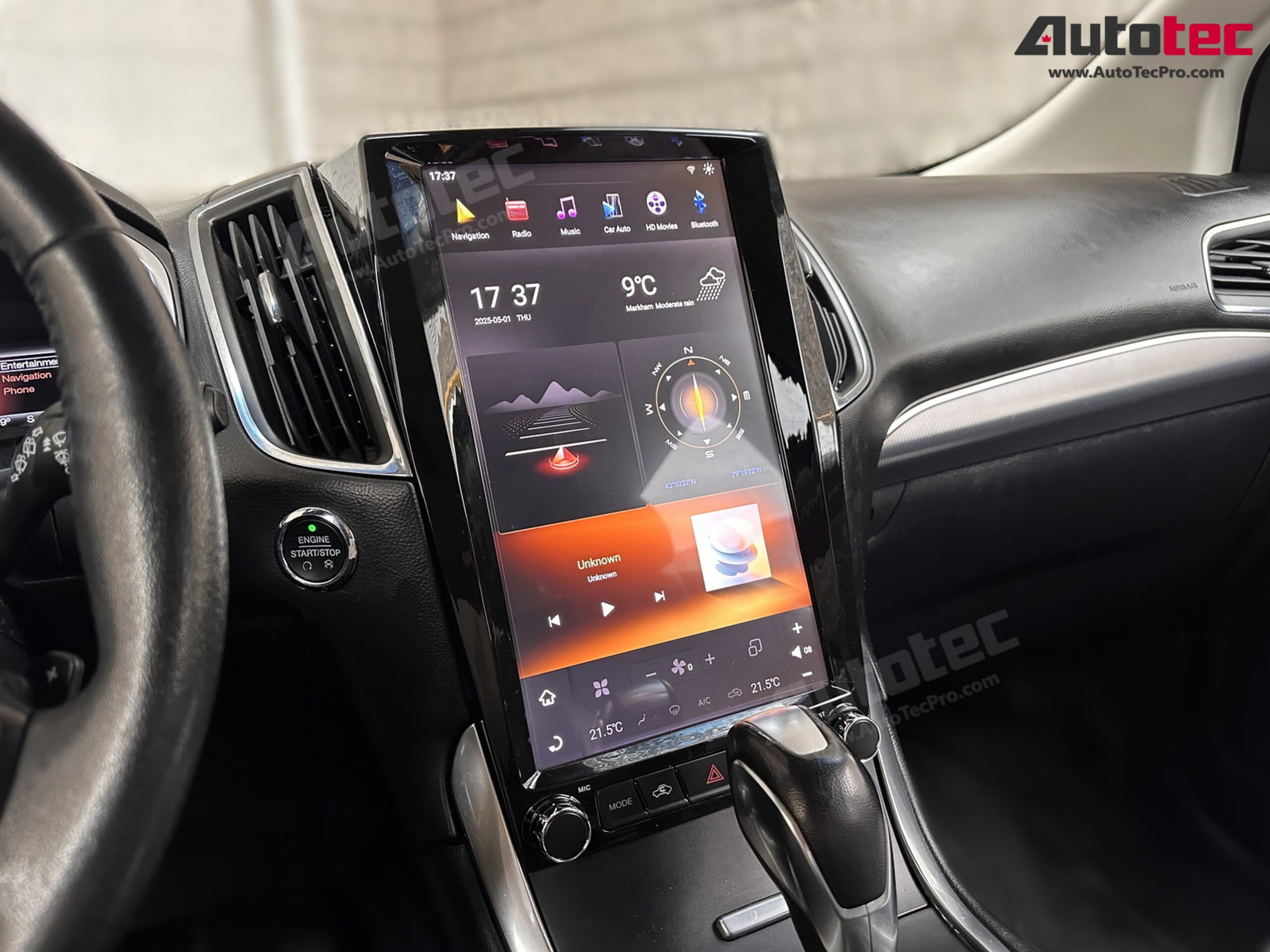 Ford Edge (2015 – 2019) 13.6″ IPS HD Touch-Screen Android Navigation System | Android 11 | GPS | BT | Wifi | CAMERA | CarPlay